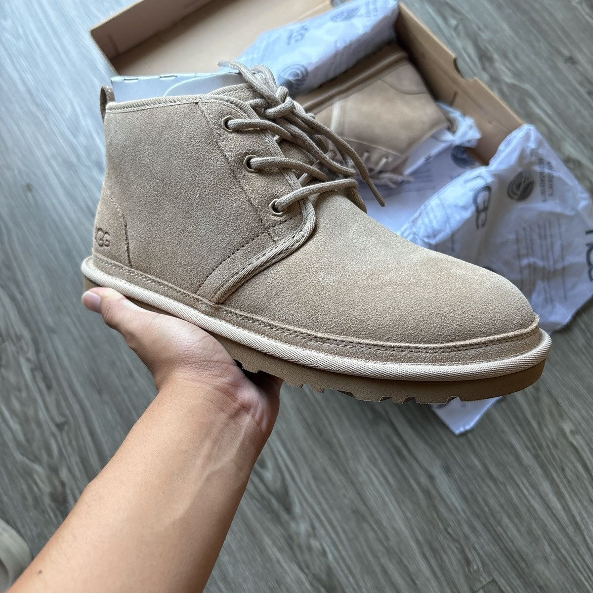 Ugg UGG neumel chukka boot sand Size US 9 / EU 42 - 2 Thumbnail