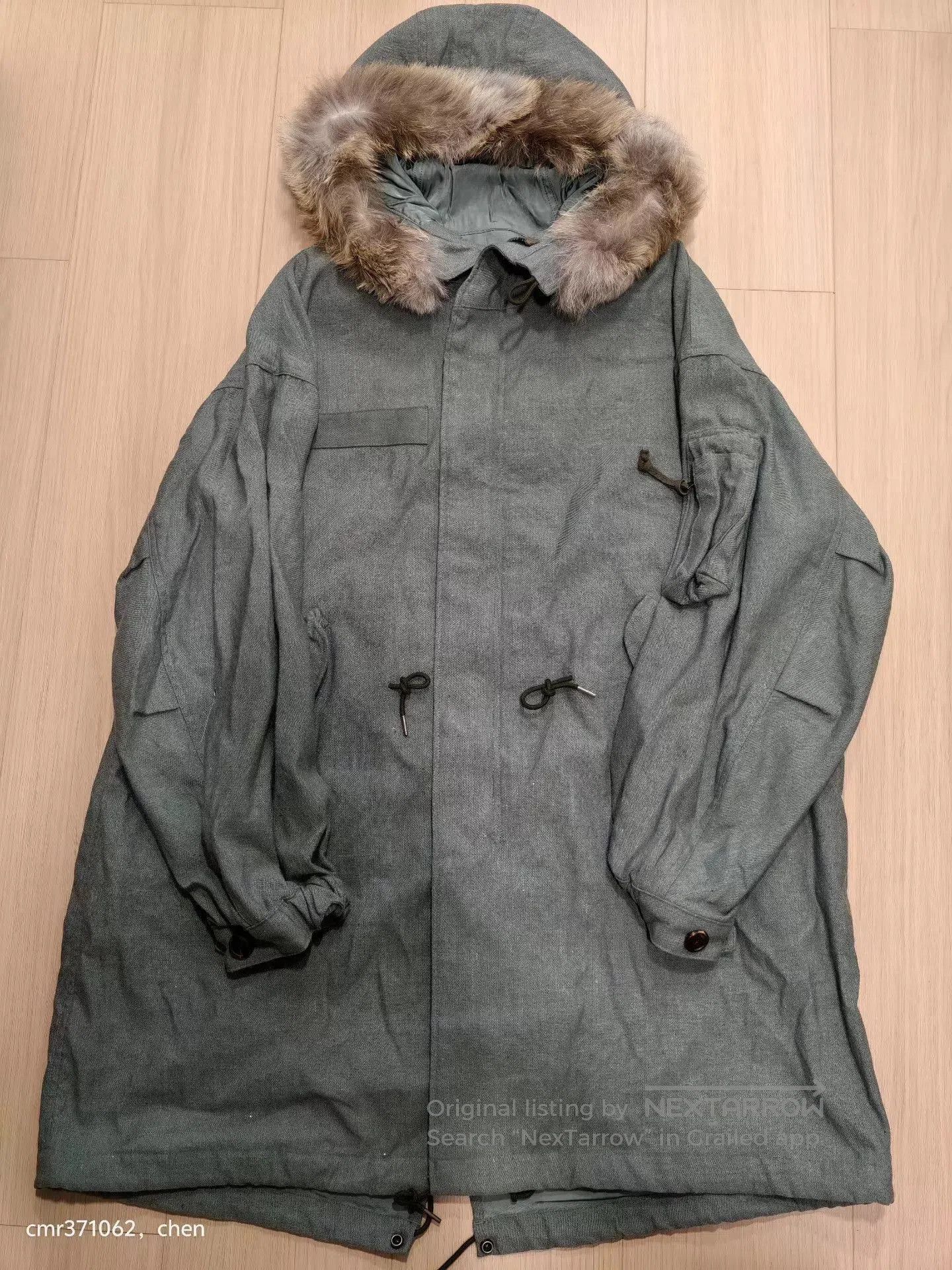 Visvim Green Parka with Fur Trim Hood . Size US M / EU 48-50 / 2 - 1 Thumbnail