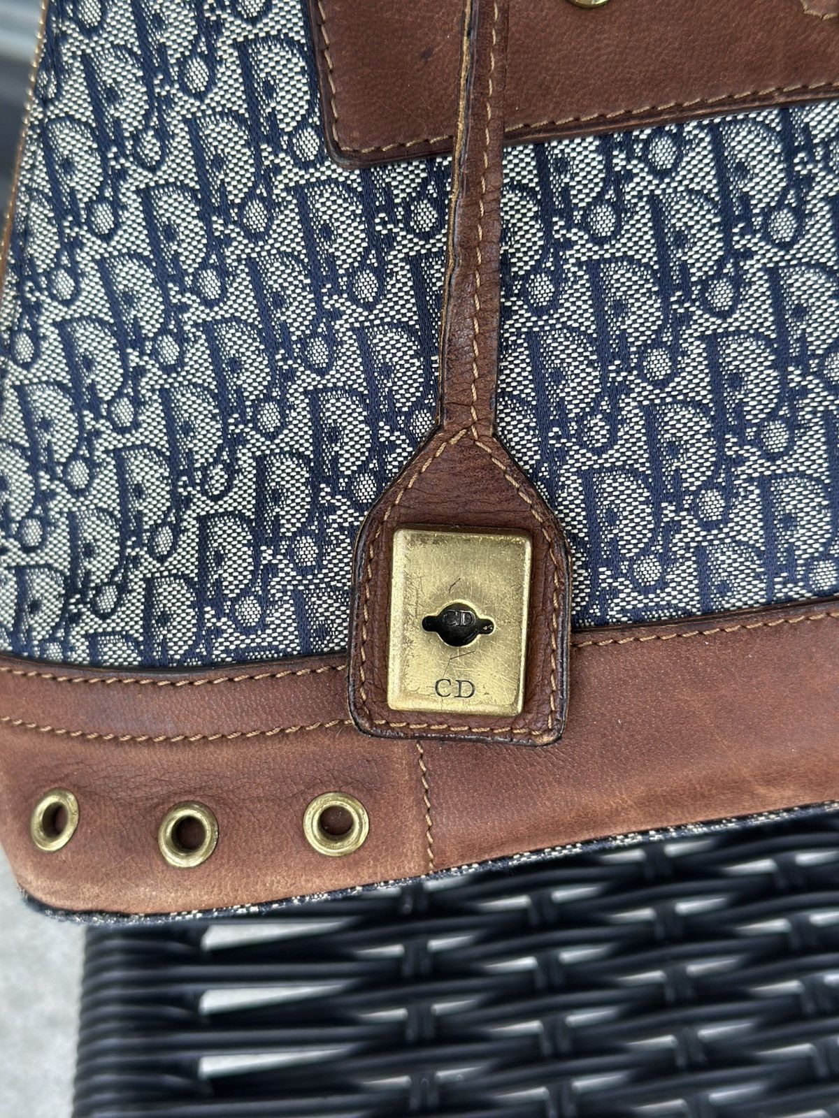 Dior Christian Dior Street Chic Dome Trotter Monogram Bag Size ONE SIZE - 7 Thumbnail