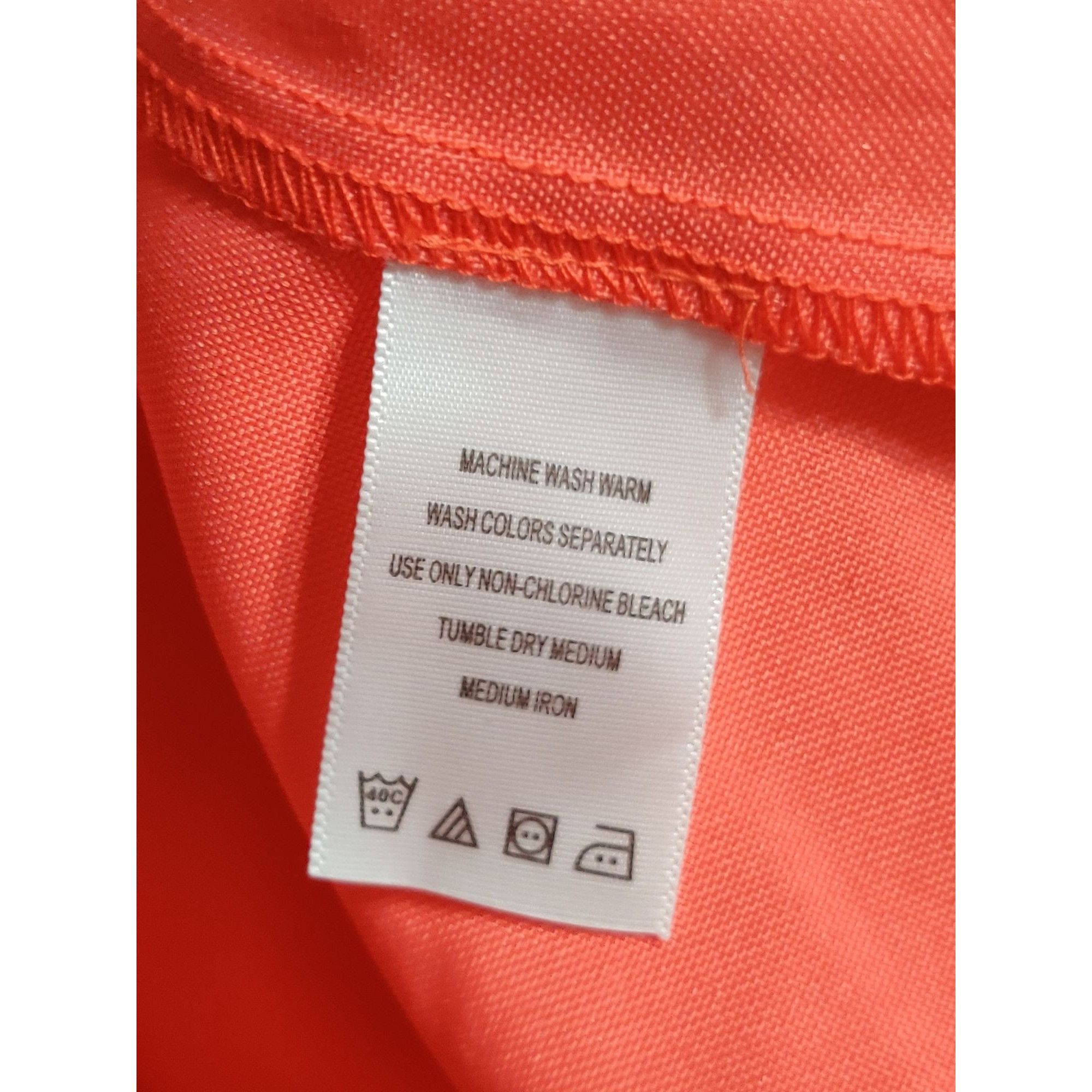 & Other Stories Allison Woods 22W Coral Button Front Plus Size Power Blazer Size 3XL / US 20-22 - 9 Thumbnail