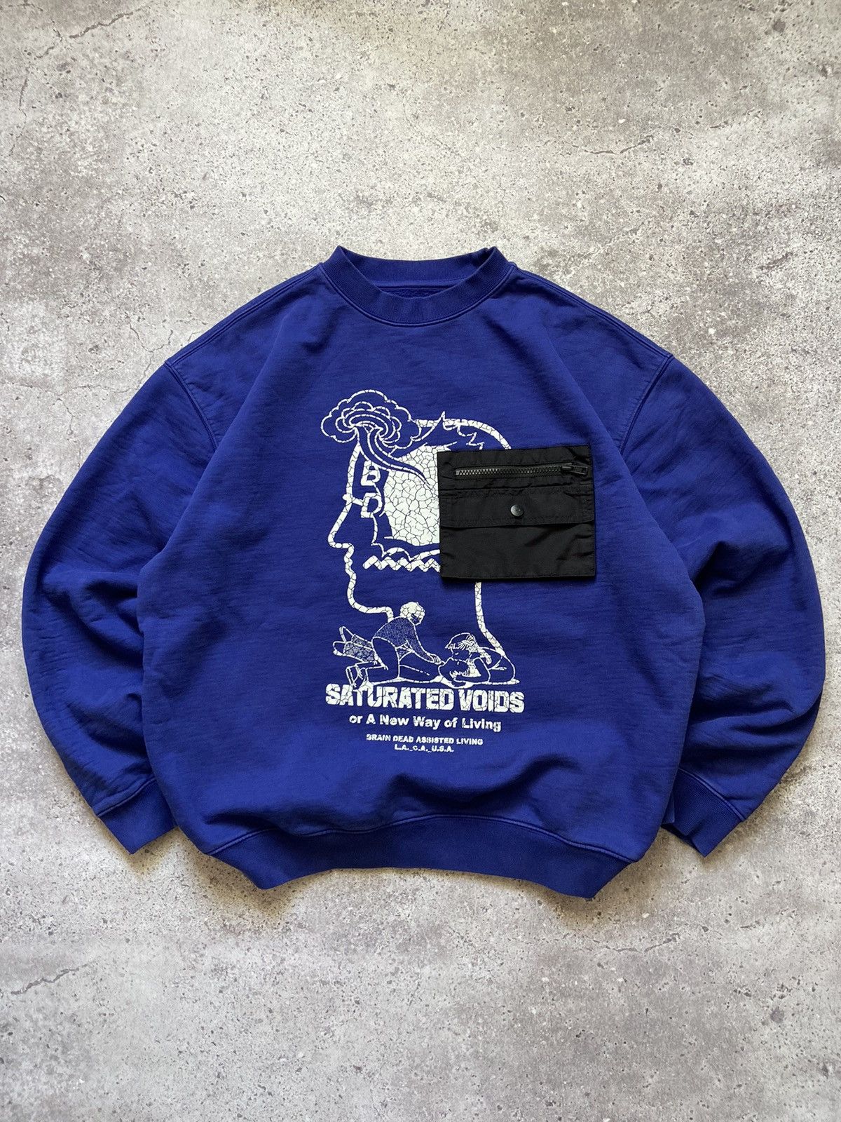 Brain Dead Brain Dead Saturated Voids Pocket Sweatshirt Size US L / EU 52-54 / 3 - 1 Thumbnail