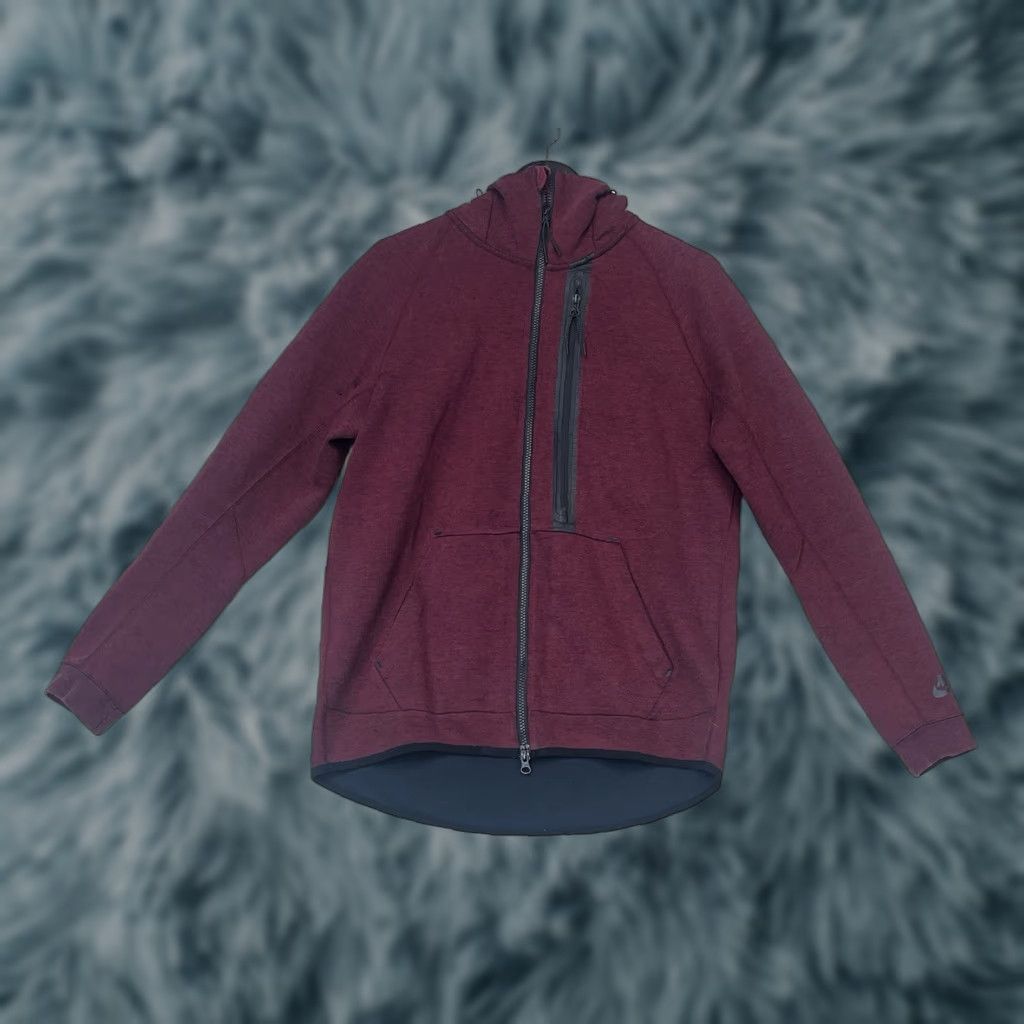 Nike Nike Hoodie Mens M Red Black Full Zip Hooded High Neck Sports Long Sleeve Long Sleeve Size US M / EU 48-50 / 2 - 1 Thumbnail