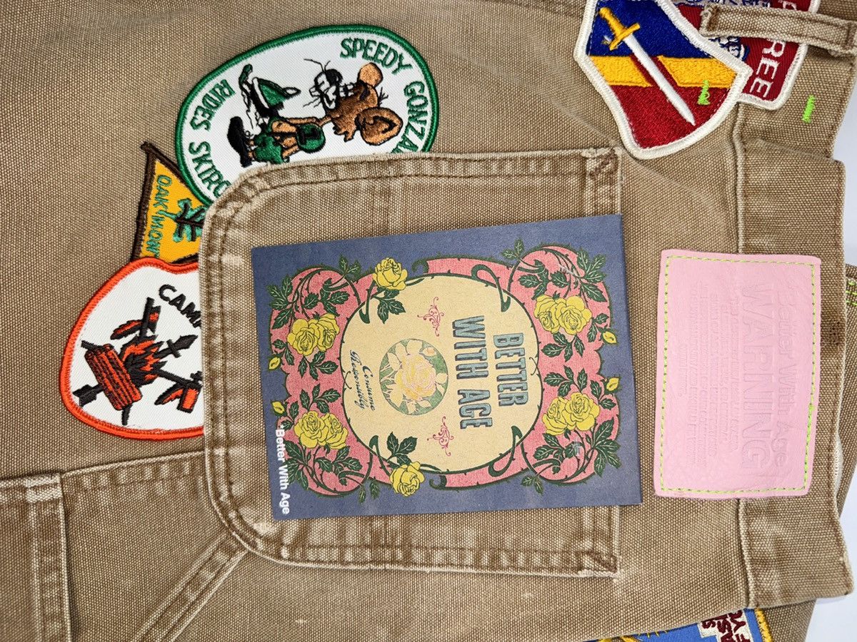 Better With Age GENTLEMENS PATCH WORK CARHARTT CARPENTER TROUSERS Size US 36 / EU 52 - 3 Thumbnail