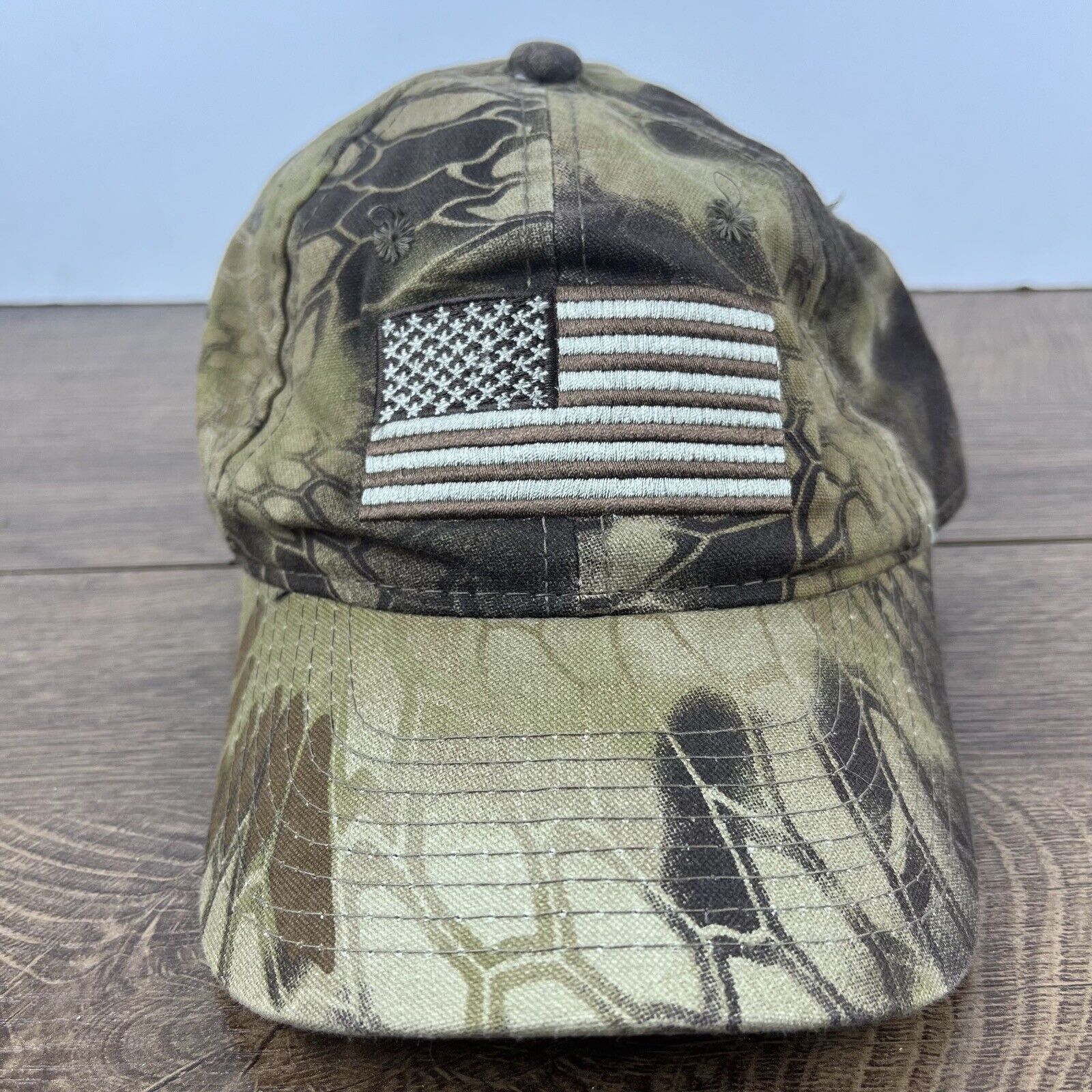 Other USA Flag Hat Camo USA Adjustable Hat Camo Adjustable Hat Gre Size ONE SIZE - 2 Thumbnail