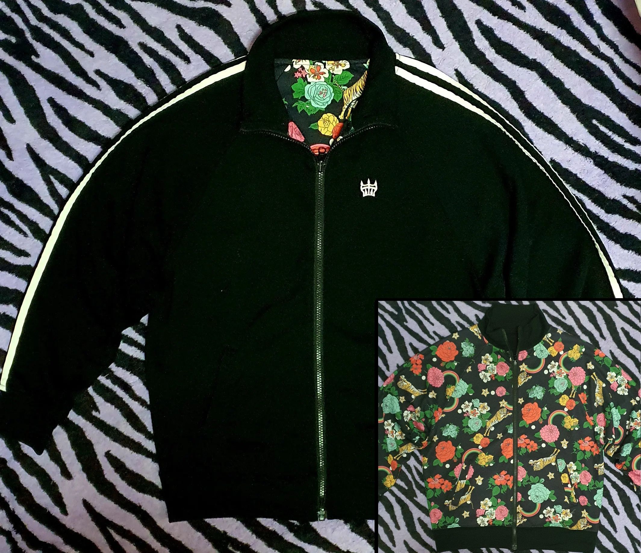 Rodeo Crowns (RCWB) Reversible Bomber Track Jacket
