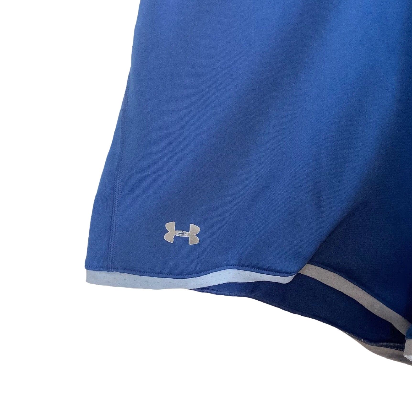 Under Armour Under Armour Women’s Blue Running Shorts Size L Zip Pockets Ventilated Athletic Activewear Shorts Size 29" - 3 Thumbnail