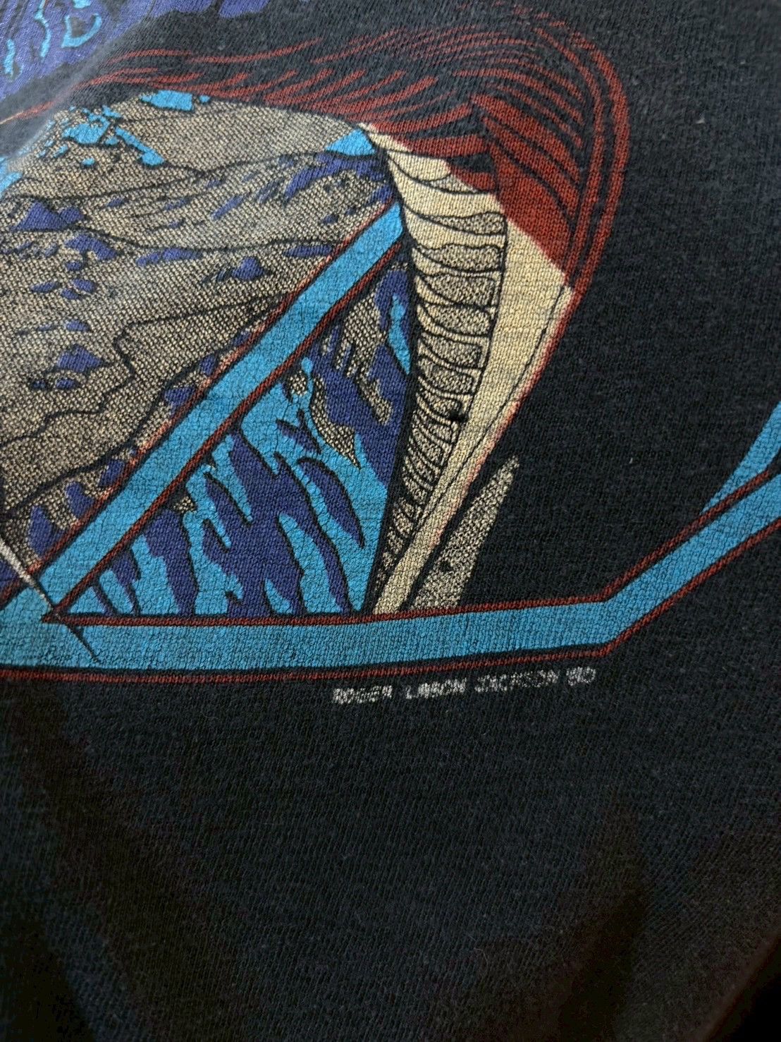 Band Tees Vintage Blue oyster 80’s Size US L / EU 52-54 / 3 - 6 Thumbnail
