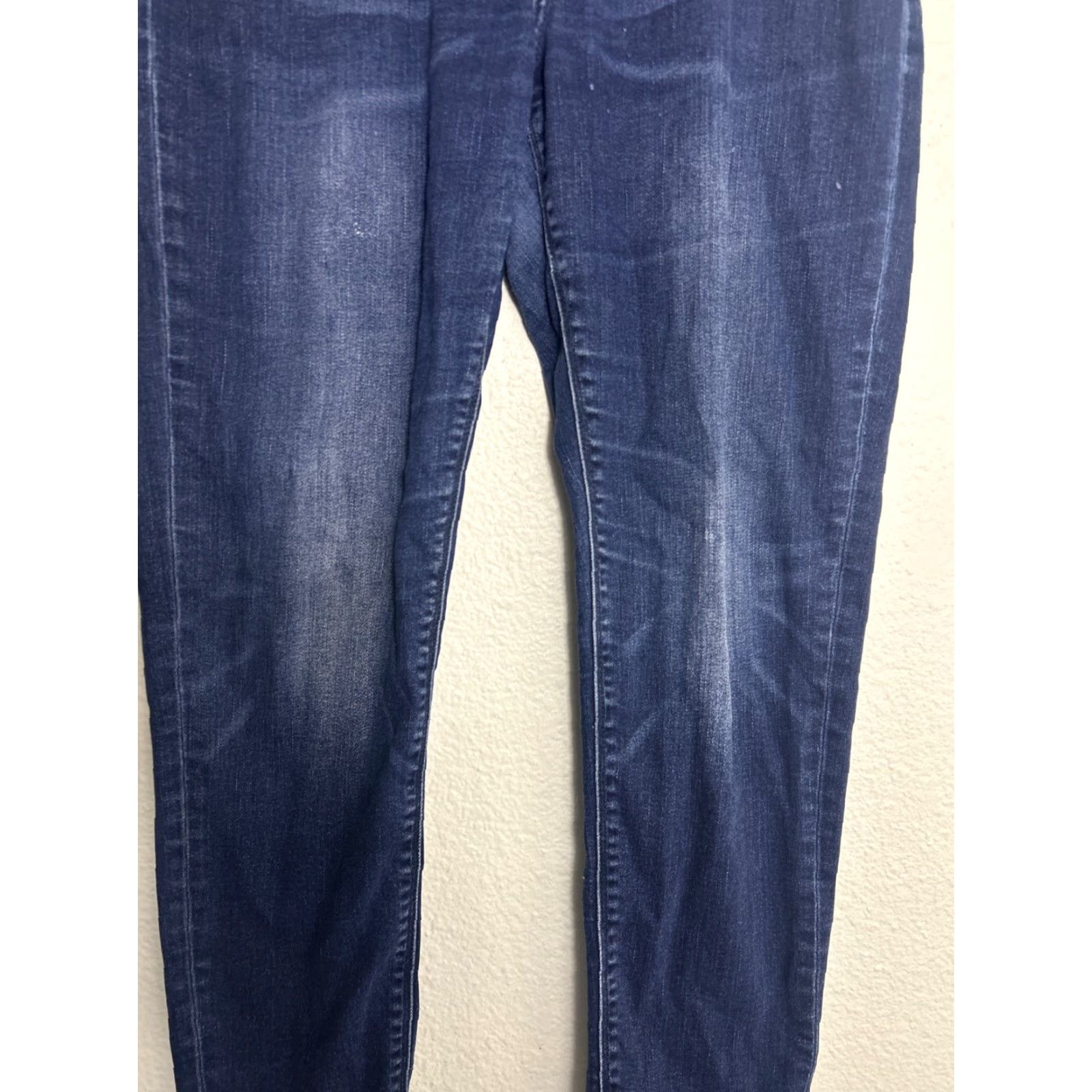 Lucky Brand Lucky Brand Jeans Women's 12/31 Brooke Legging Dark Blue Skinny Regular 29in Inseam Pockets Size 34" / US 12 / IT 48 - 3 Thumbnail
