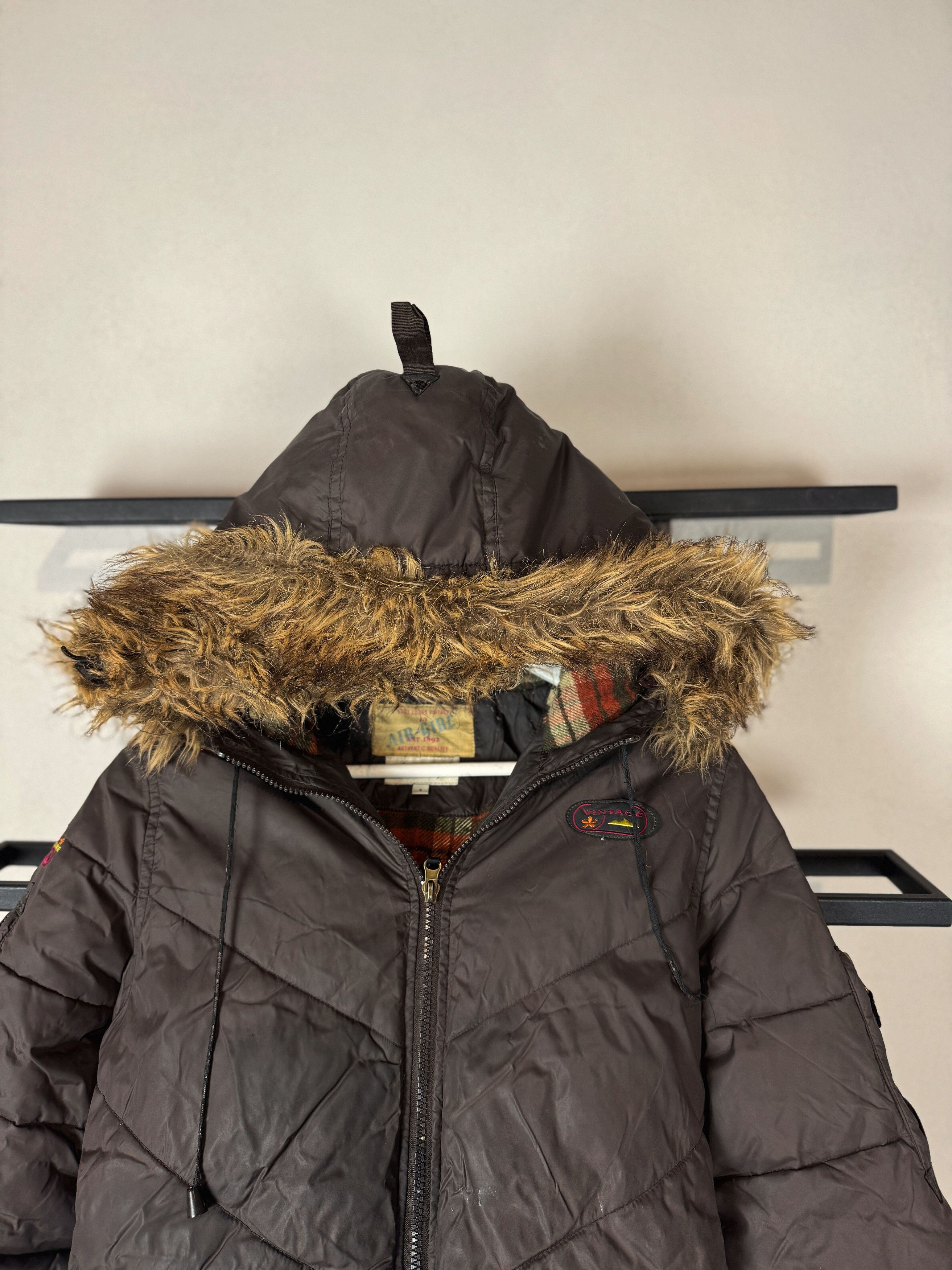 Tornado Mart 2000s Hysteric Type Cargo Fur Hooded Jacket Y2K 90s Size S Size M / US 6-8 / IT 42-44 - 7 Thumbnail