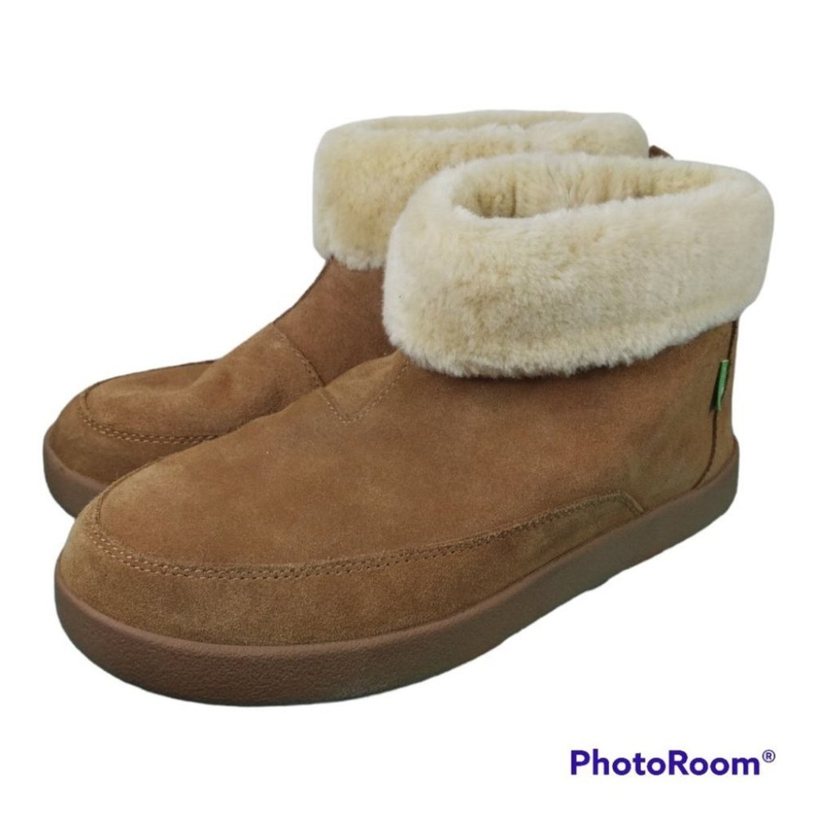 Sanuk Women Sanuk Winter Bootie Suede Chestnut Size 7 Size US 7 / IT 37 - 1 Thumbnail