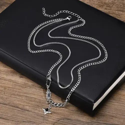 Handmade × Jewelry × Vintage Black Star Charm Choker Necklaces Size ONE SIZE - 2 Thumbnail