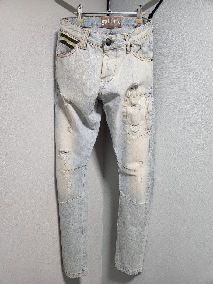 John Galliano John galliano diss denim Size 29" - 1 Thumbnail