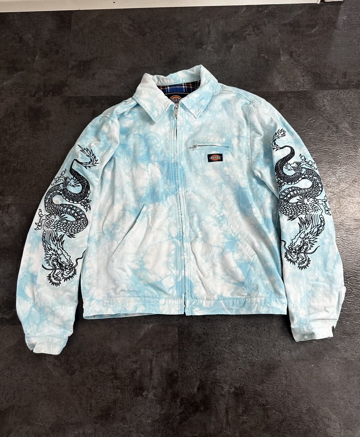RARE CLOT x Dickies Dragon Work Jacket – Sky Blue / White
