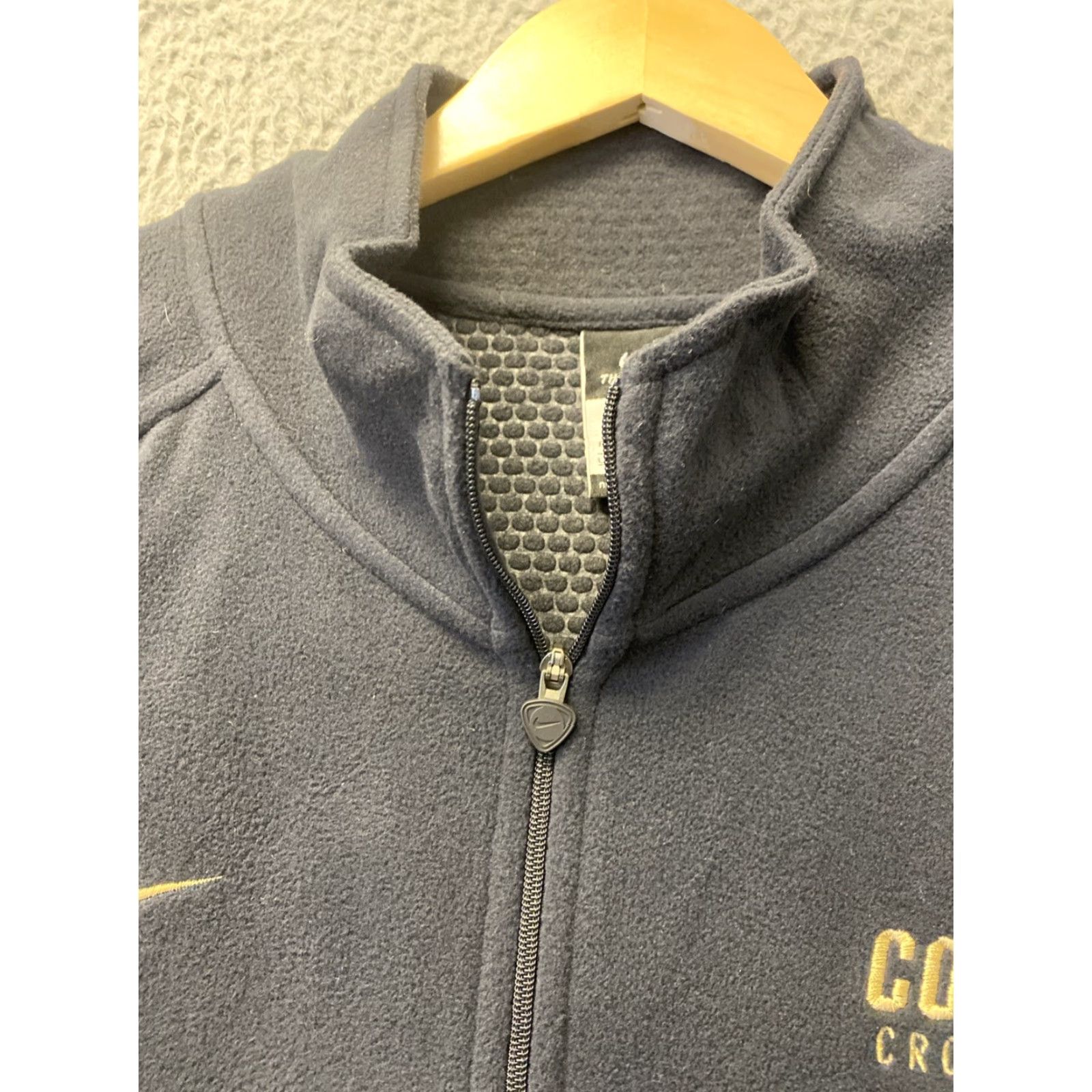 Nike Nike Long Sleeve Fleece Embroidered Logo 1/4 Zip Pullover Shirt L Black Mens Athletic Nike Athletic Logo 90s Size US L / EU 52-54 / 3 - 6 Thumbnail