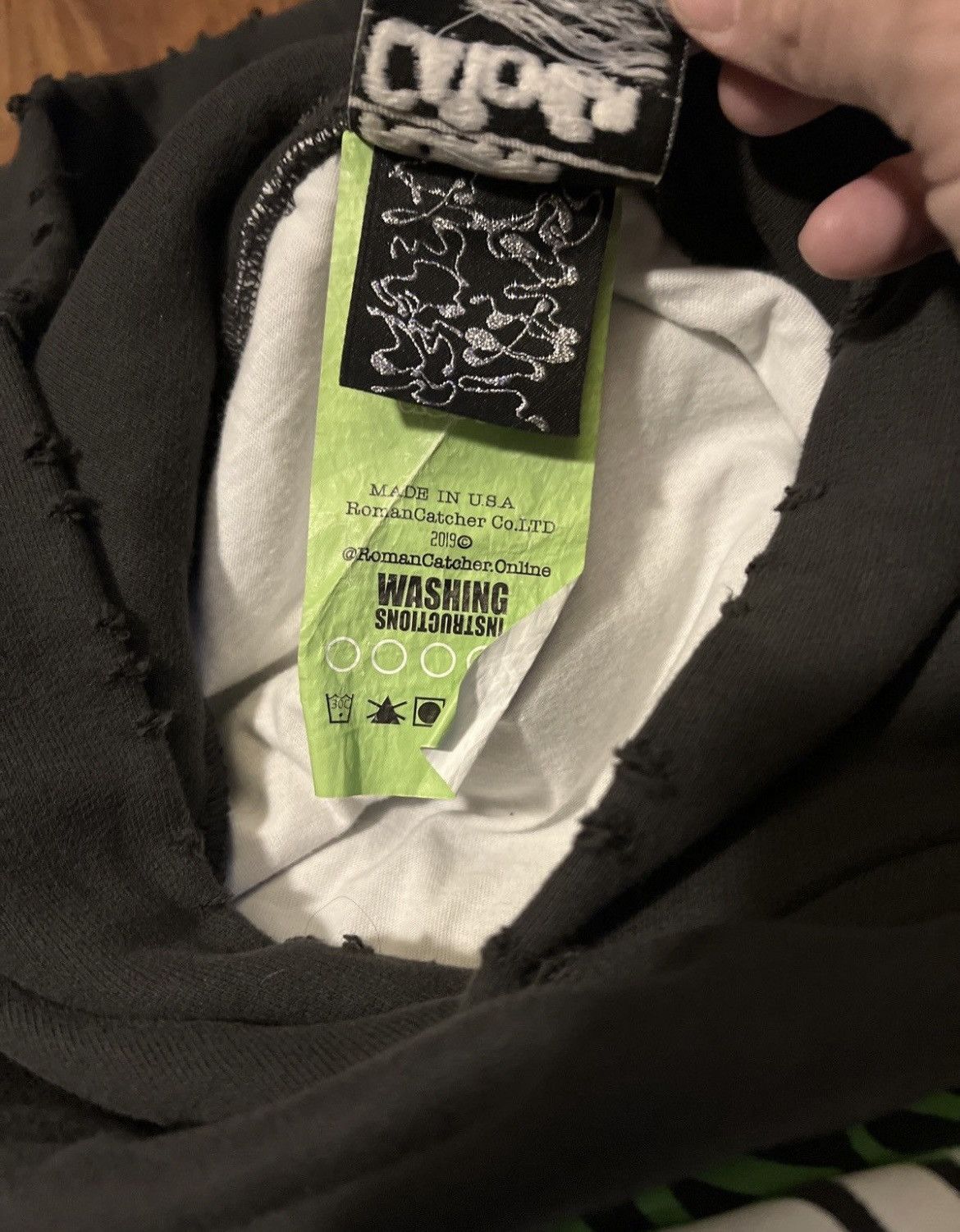 Japanese Brand × Vintage RC Destroyed Hoodie Size US L / EU 52-54 / 3 - 4 Thumbnail