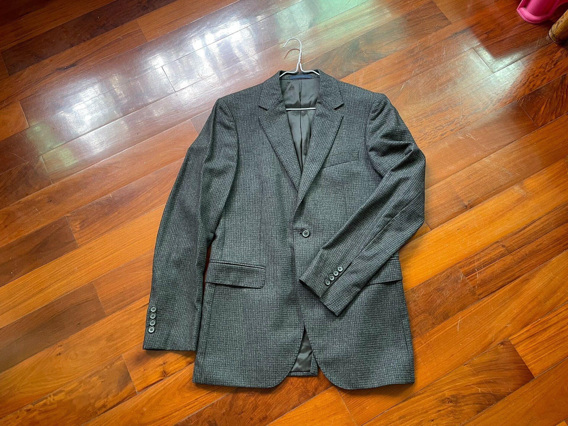 Lanvin Lanvin Men's Wool Prince Check Suit Size US S / EU 44-46 / 1 - 1 Thumbnail