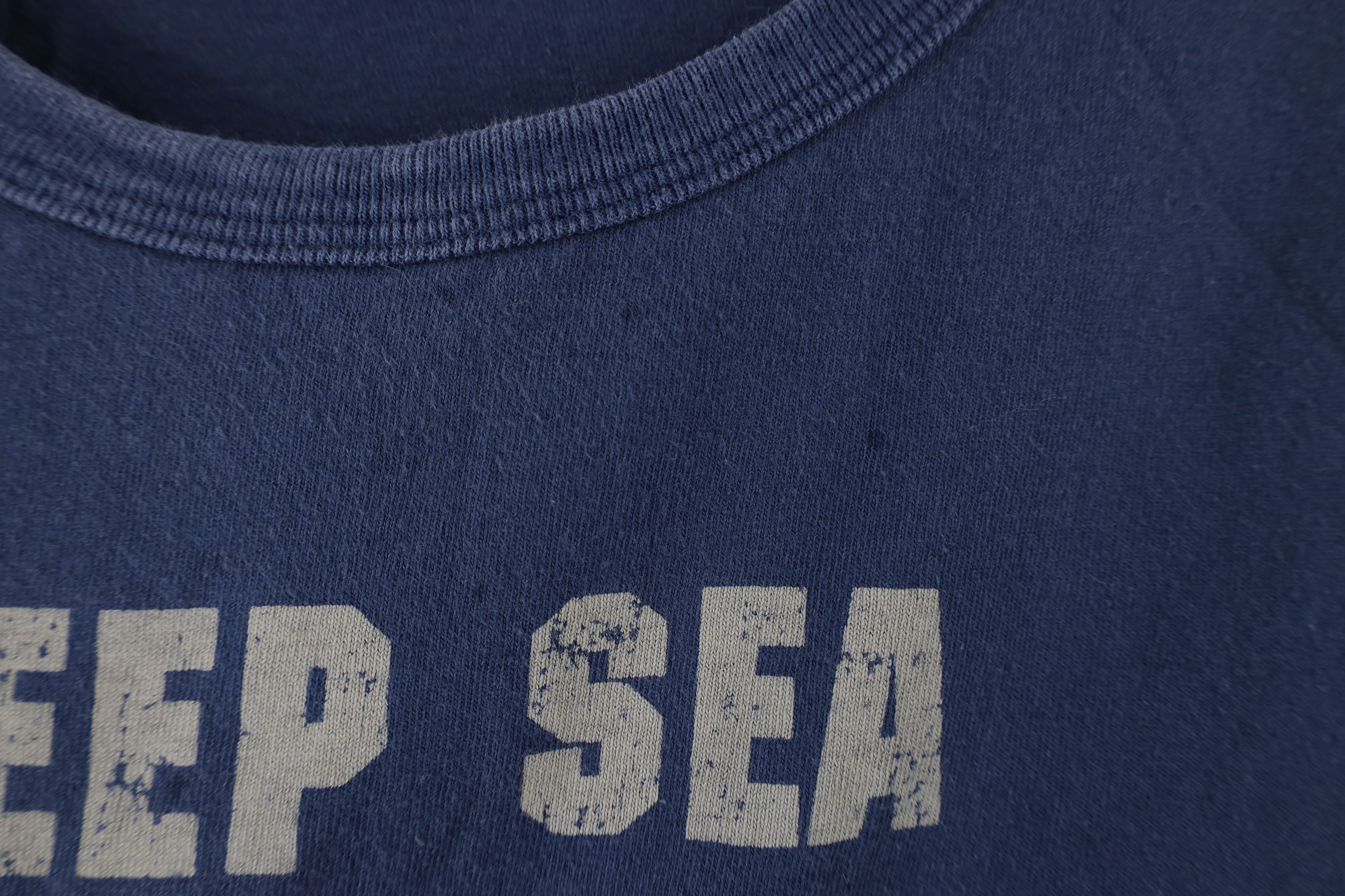 Nautica × Vintage Vintage 90s Nautica Out Deep Sea Supply Diving T-Shirt Blue Size US XXL / EU 58 / 5 - 7 Thumbnail
