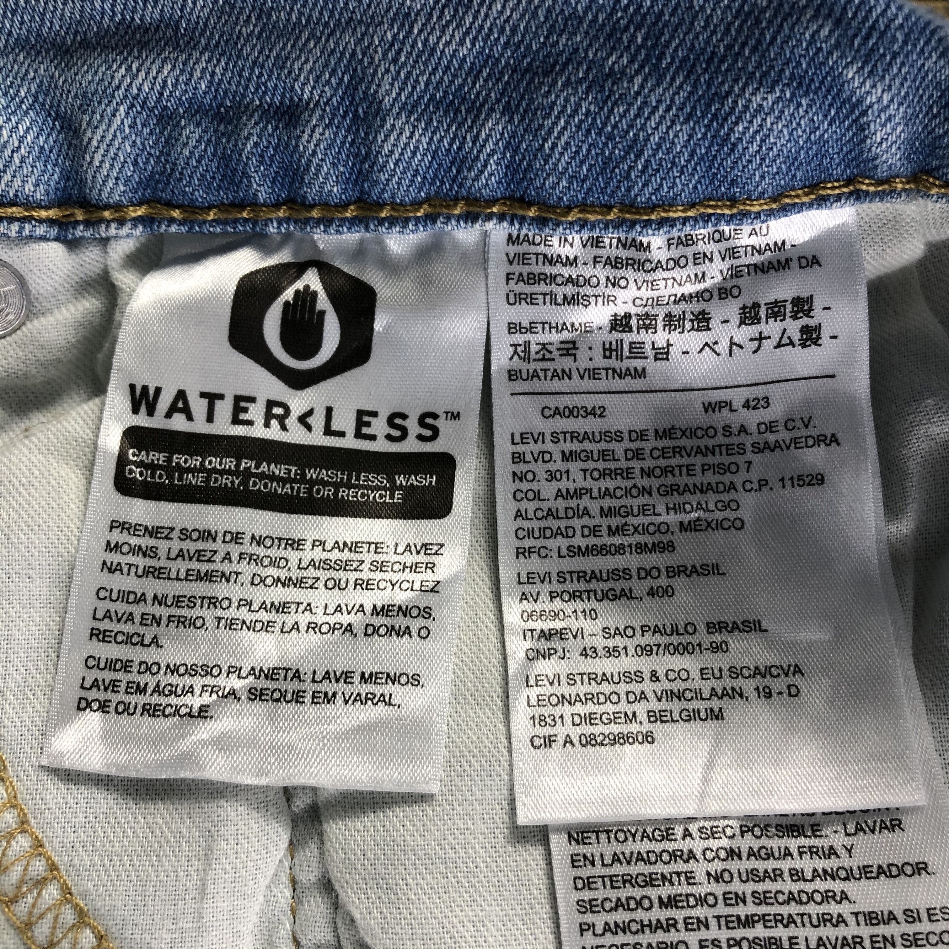 Levi's Vintage Light Wash Levis 510 Jeans-J3433 Size US 38 / EU 54 - 11 Thumbnail