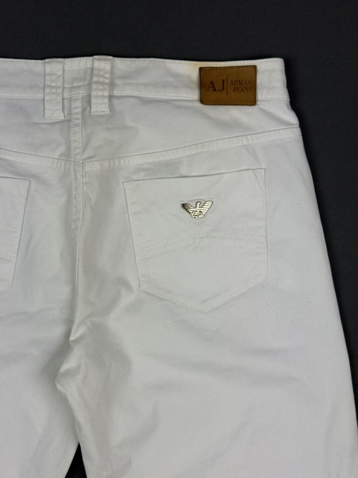 Armani Y2K Vintage Armani Jeans Basic White Women’s Pants Size 30" / US 8 / IT 44 - 12 Thumbnail
