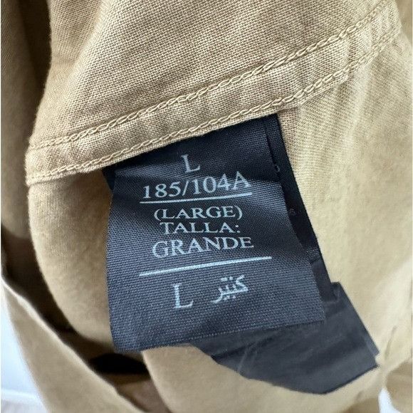 Allsaints All Saints Strathmoor Button Down Shirt Khaki Tan Men’s Size Size US L / EU 52-54 / 3 - 3 Thumbnail