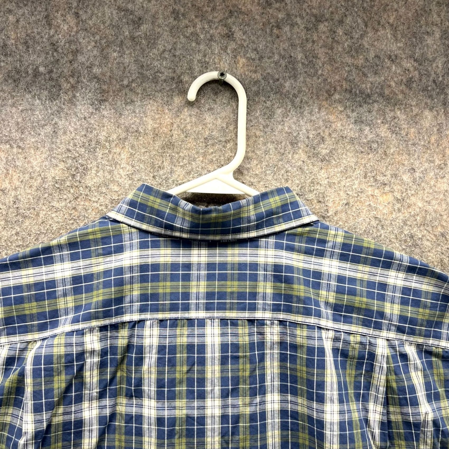 Eddie Bauer VINTAGE Eddie Bauer Shirt Men Large Blue Green Button-Down Short Sleeve Plaid Size US L / EU 52-54 / 3 - 2 Thumbnail