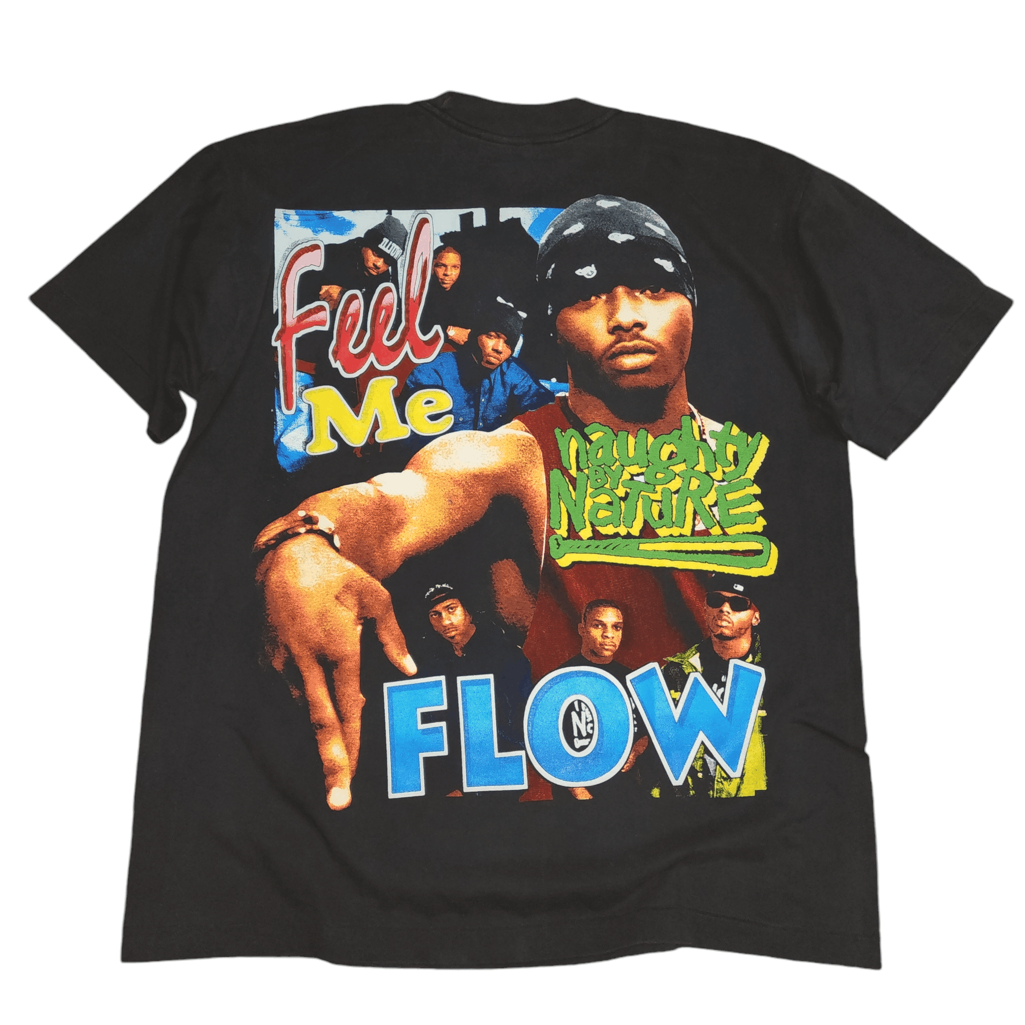 Band Tees × Rap Tees ⚾️ Naughty by Nature Poverty's Paradise Rap Tees Flow shirt Size US XL / EU 56 / 4 - 4 Thumbnail