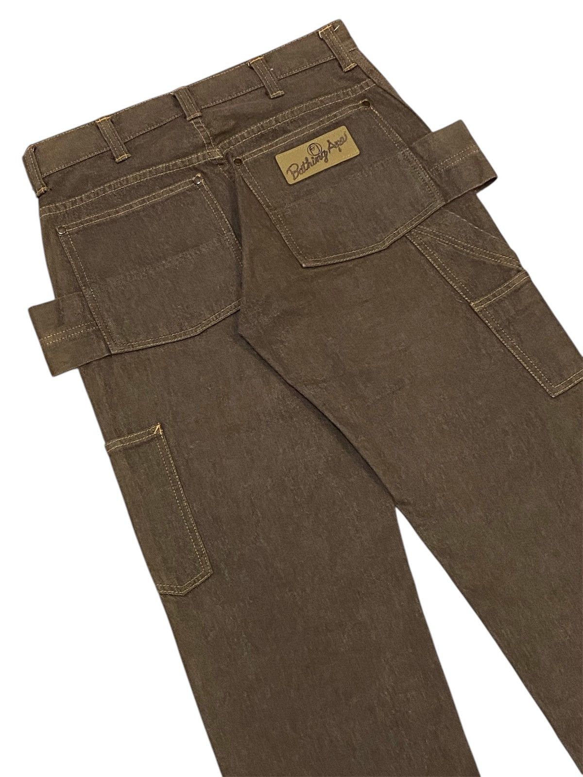 Bape Vintage A Bathing Ape Busyworks Double Knee Denim Size US 28 / EU 44 - 6 Thumbnail