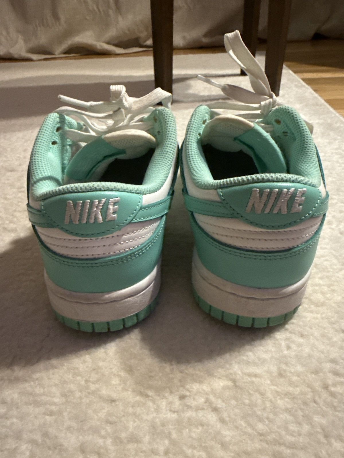 Nike Nike Dunk Low Mint Green / White – Gently Used Size US 7 / IT 37 - 4 Thumbnail