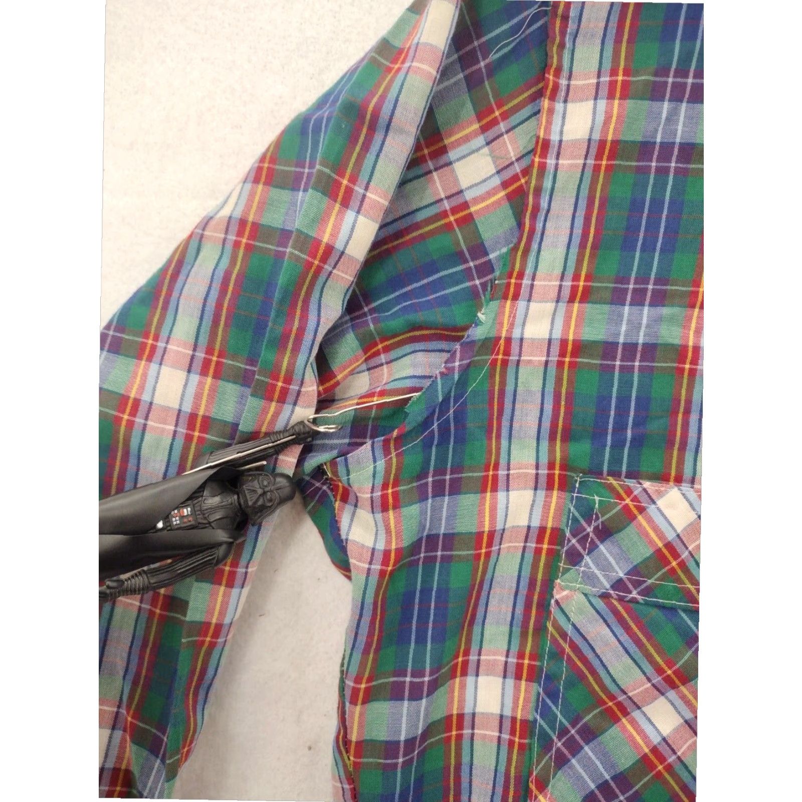 Levi's Levis Plaid Button Up Shirt Mens Medium Long Sleeve Green Multicolor 80s Size US M / EU 48-50 / 2 - 5 Thumbnail
