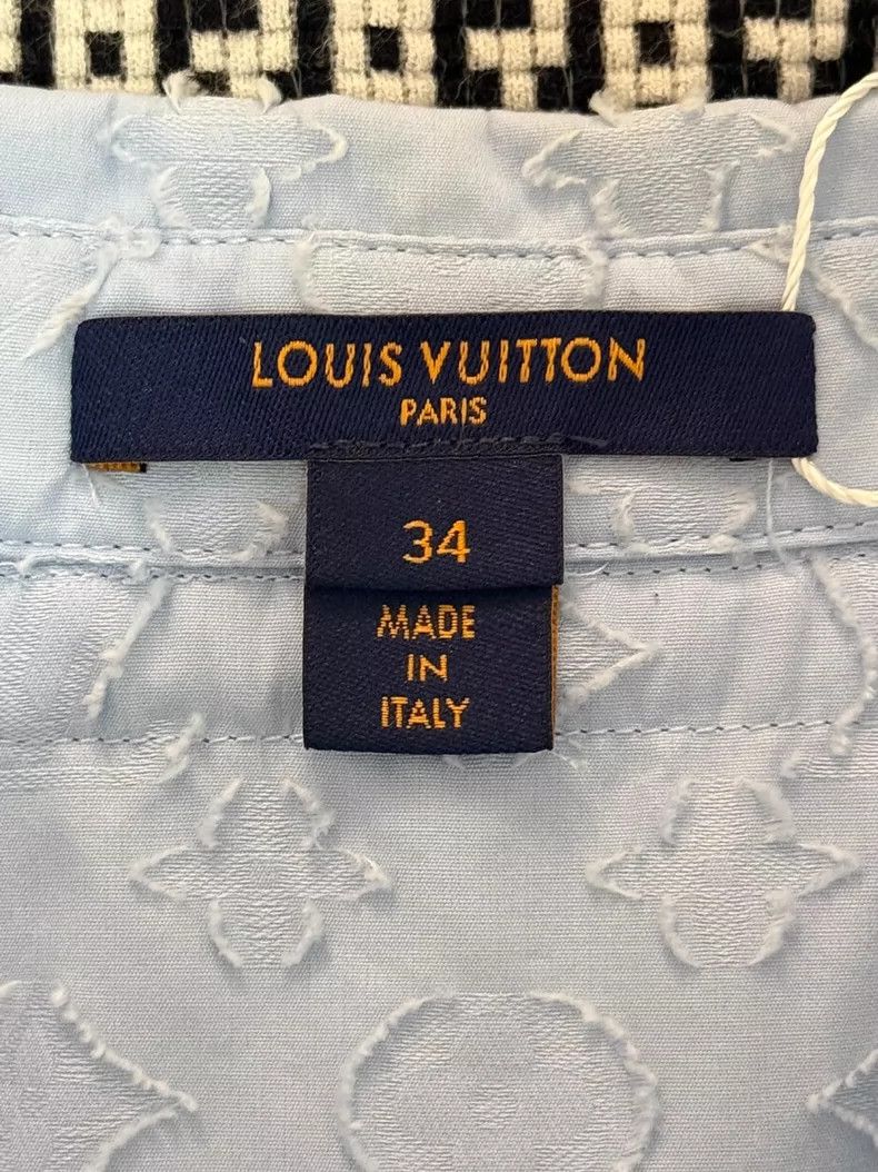 Louis Vuitton Louis Vuitton Embossed shirt Size XXS / US 00 / IT 34 - 6 Thumbnail