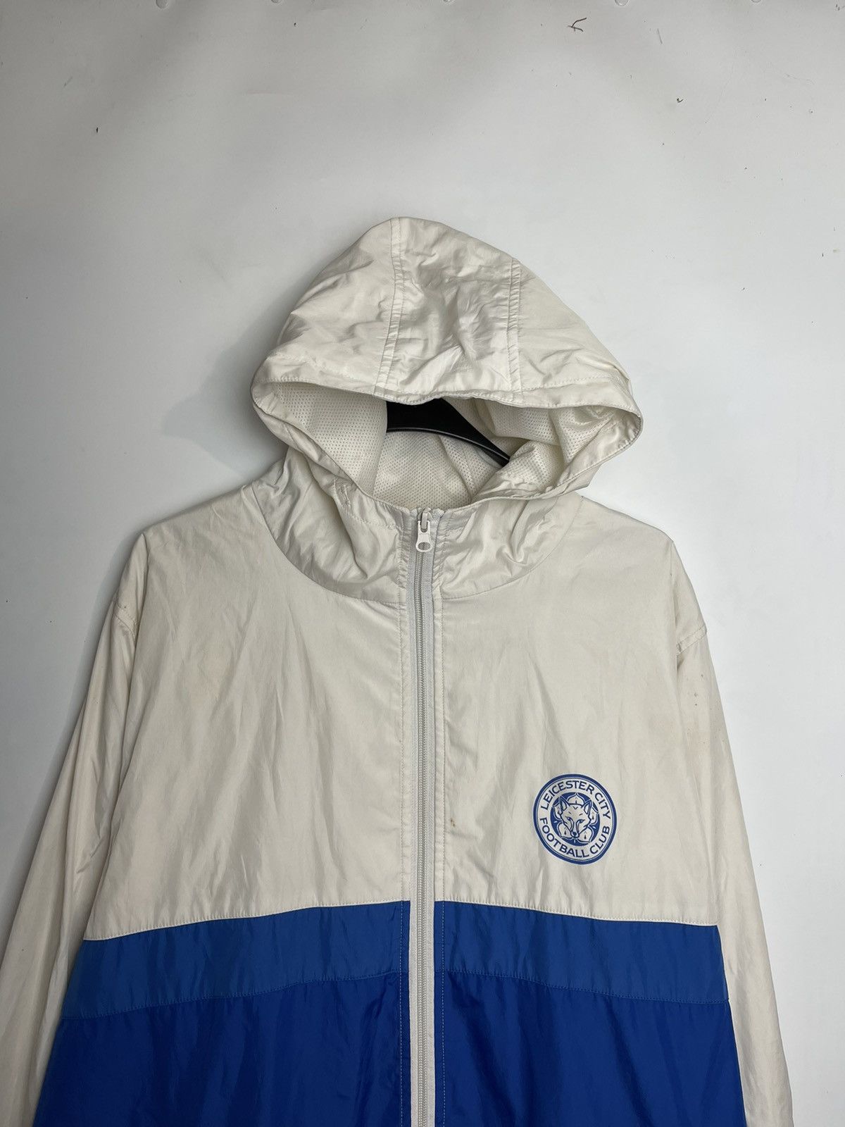 Adidas LEICESTER CITY FC 2017 LONGSLEEVE JACKET TRUE FADE Size US XL / EU 56 / 4 - 2 Thumbnail