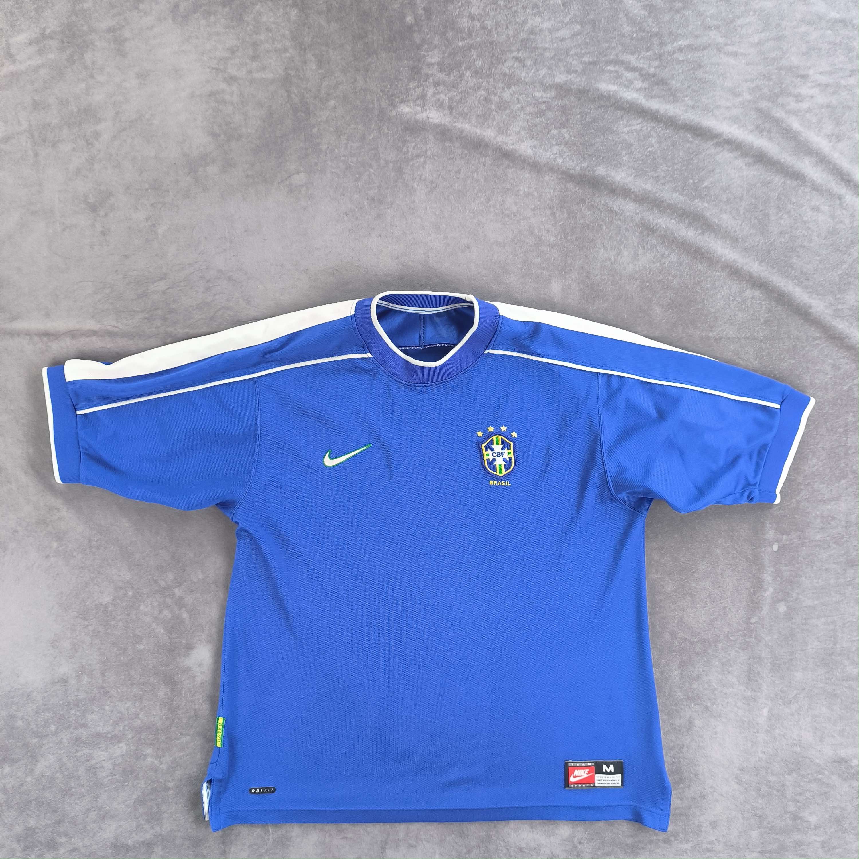 Nike Brazil 1998-2000 Nike away football jersey shirt size M Size US M / EU 48-50 / 2 - 1 Thumbnail