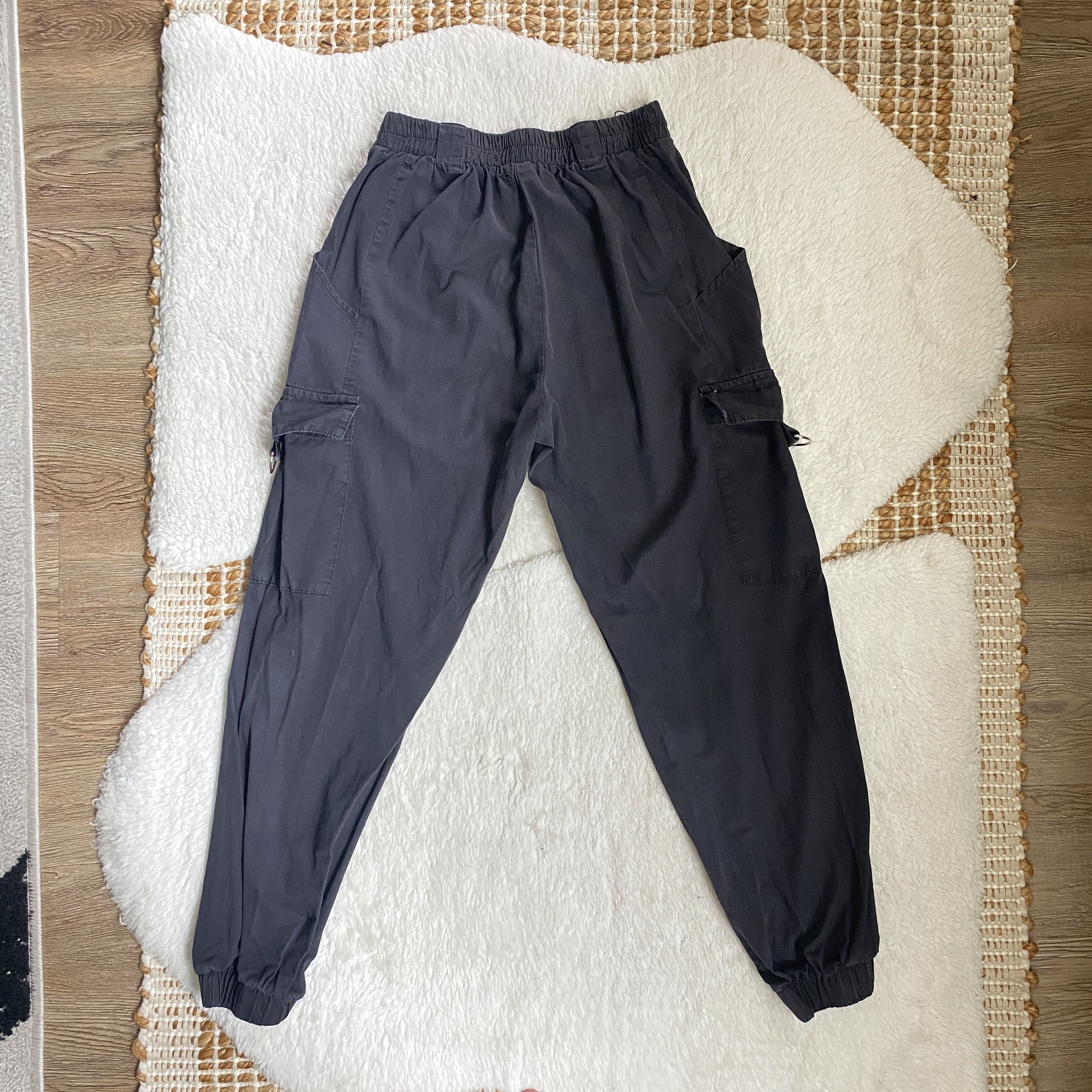 Other Y2K Streetwear Black Cargo Jogger Pants – Size Small Size 27" / US 4 / IT 40 - 4 Thumbnail