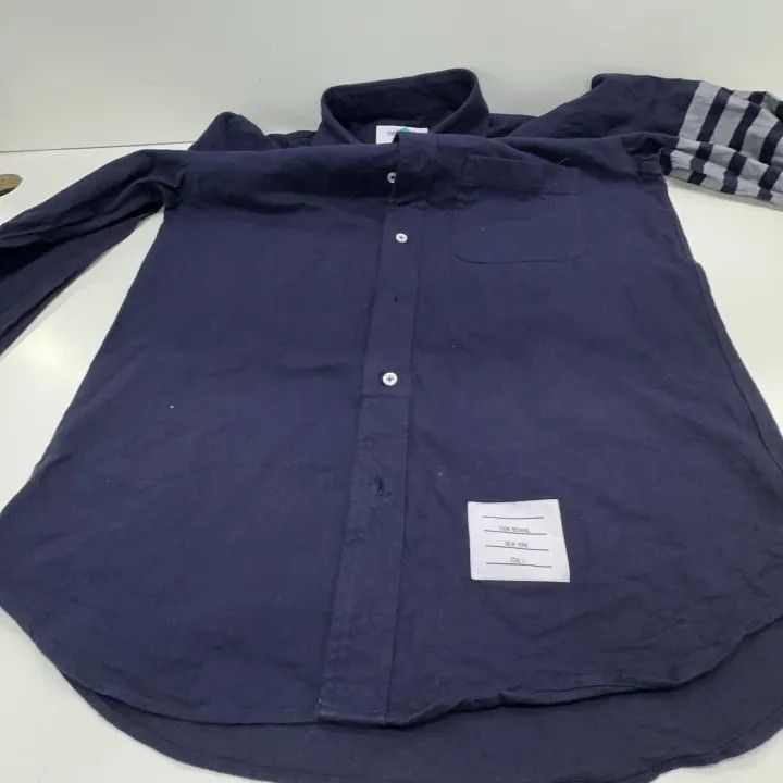 Thom Browne Thom Browne Classic Ivy Boy Long Sleeve Shirt -2507 Size US S / EU 44-46 / 1 - 4 Thumbnail