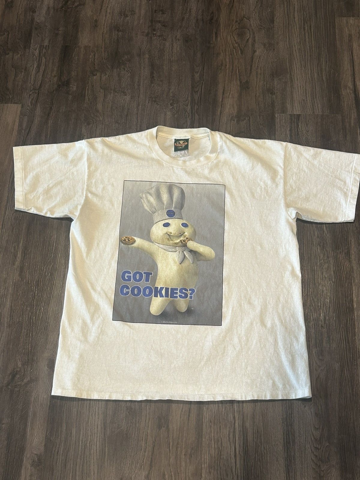 Vintage 1996 Got Cookies? Pillsbury Doughboy Tee Size US XL / EU 56 / 4 - 1 Preview