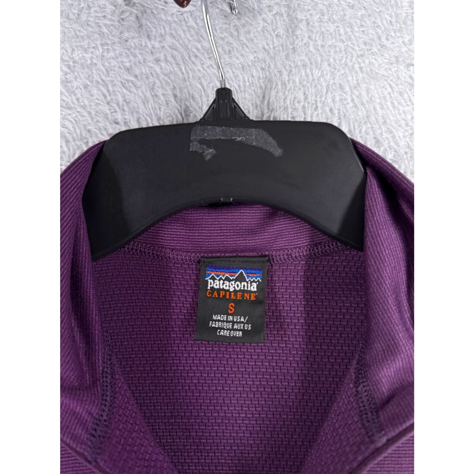 Patagonia VINTAGE Patagonia Shirt Womens Small Purple 1/4 Zip Capilene Polyester Mock Neck Size S / US 4 / IT 40 - 6 Thumbnail