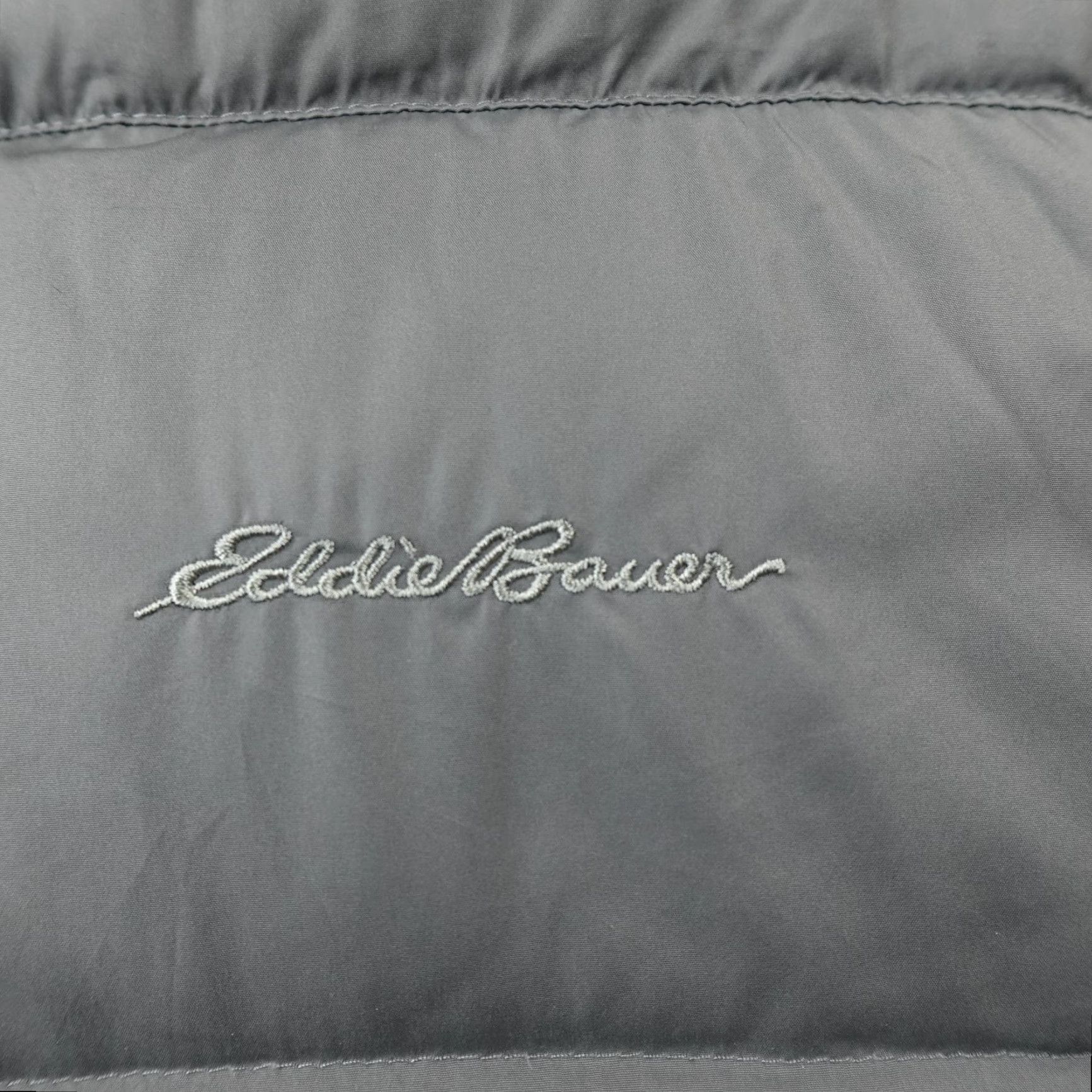 Eddie Bauer VINTAGE Eddie Bauer Vest Mens L Gray EB650 Down Puffer Quilted Insulated Full Zip Hiking Size US L / EU 52-54 / 3 - 4 Thumbnail