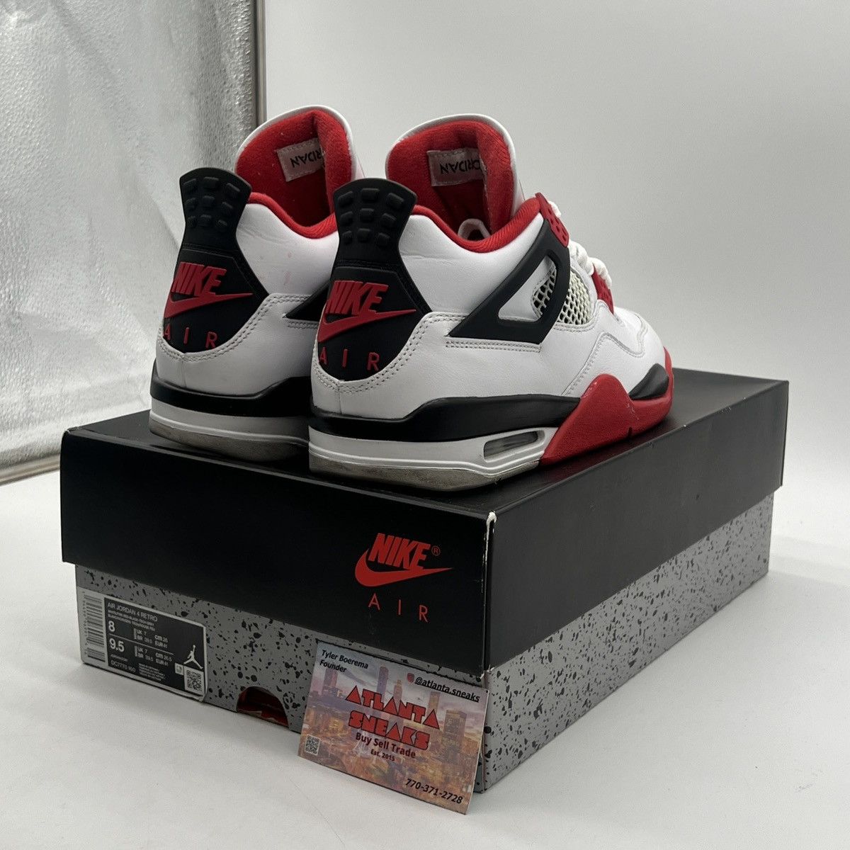 Jordan Brand Air Jordan 4 fire red Size US 8 / EU 41 - 5 Thumbnail