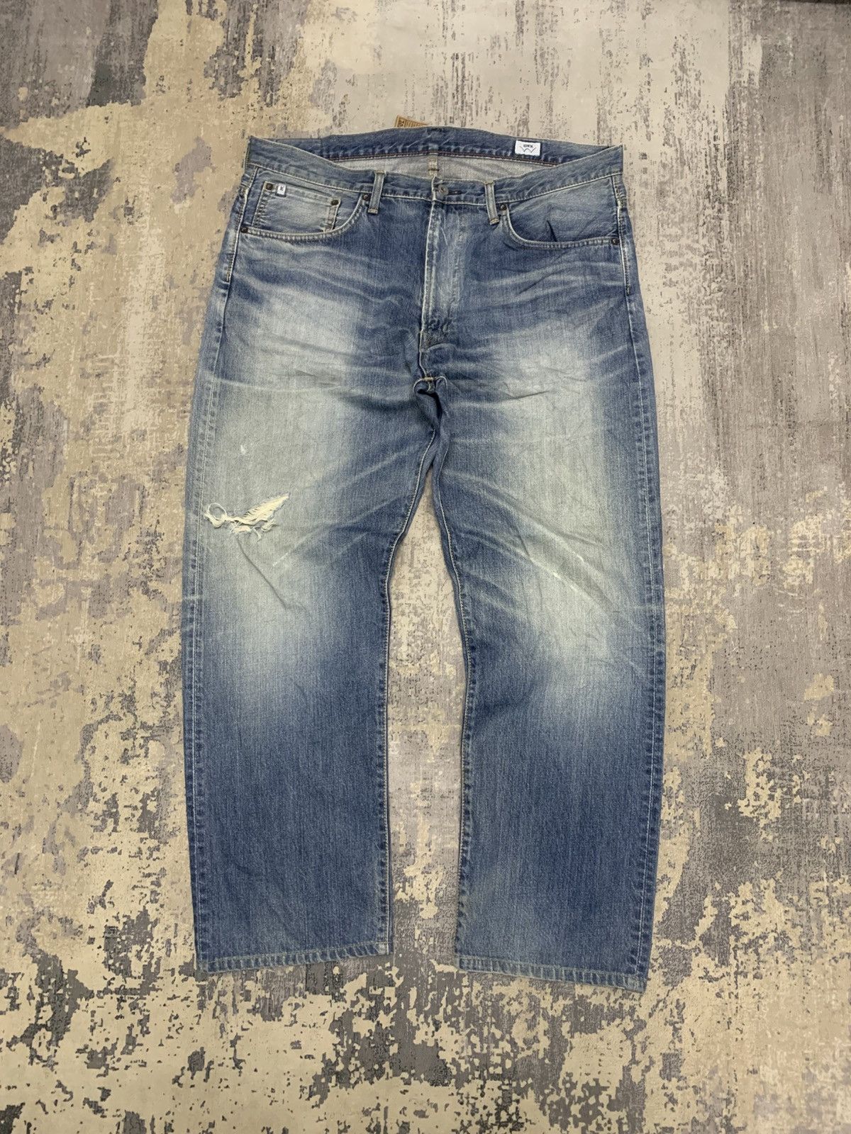 Edwin VINTAGE EDWIN Distressed Jeans W39 Size US 39 - 1 Thumbnail