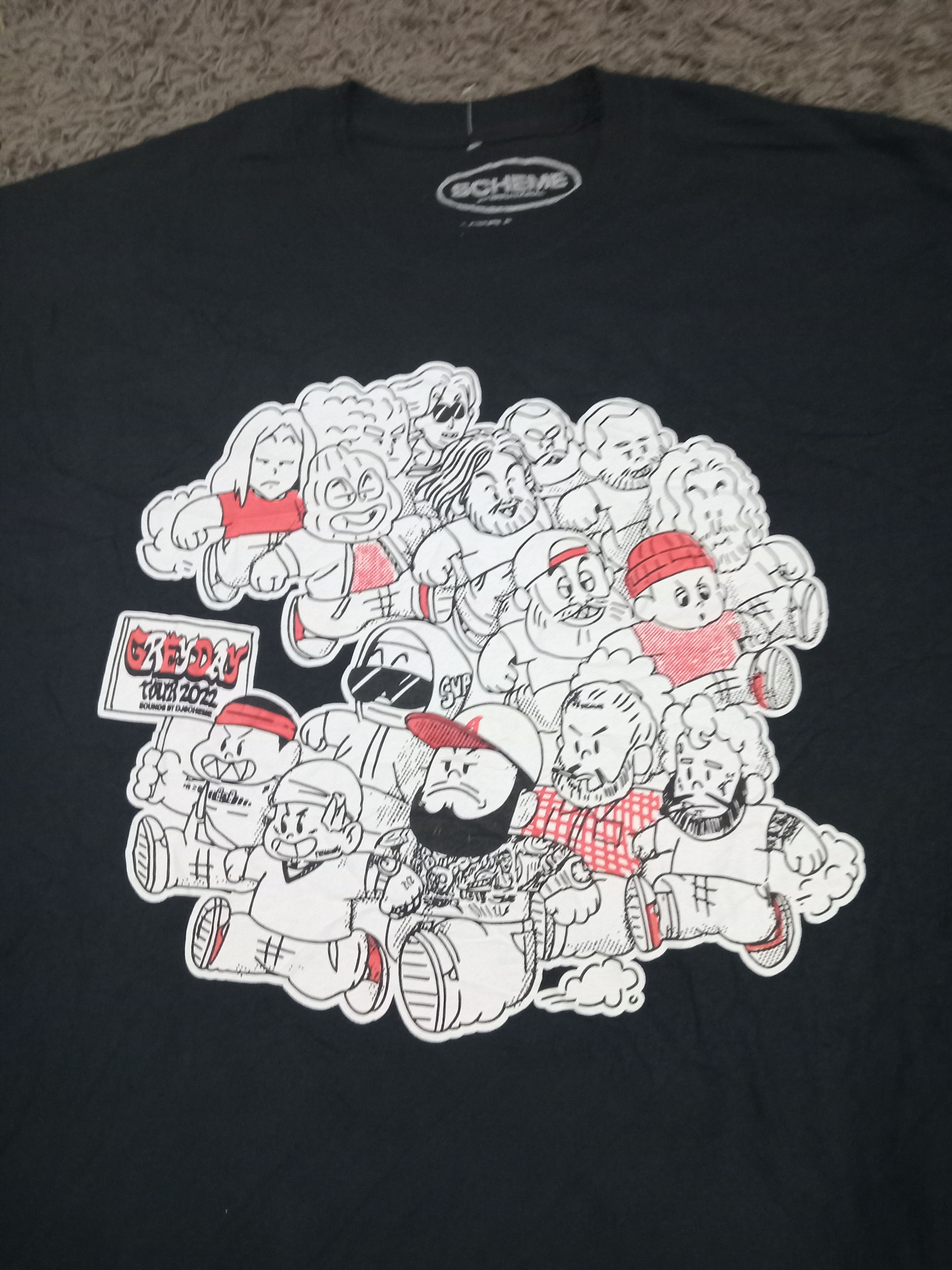 Band Tees × G59 Records SUICIDE Boy / Greyday Tour 2022 Sound By Djscheme Size US XL / EU 56 / 4 - 3 Thumbnail
