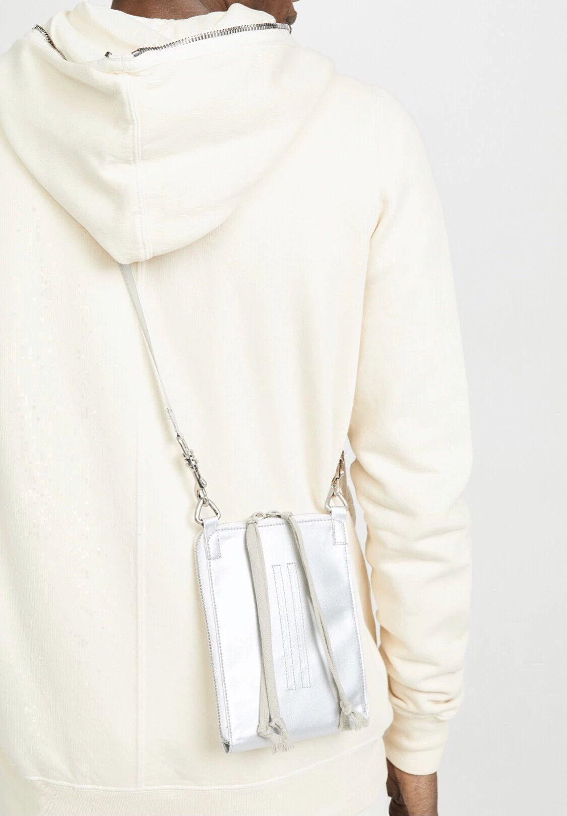 Rick Owens Rick Owens Drkshdw Borsello Silver Bag Size ONE SIZE - 1 Thumbnail
