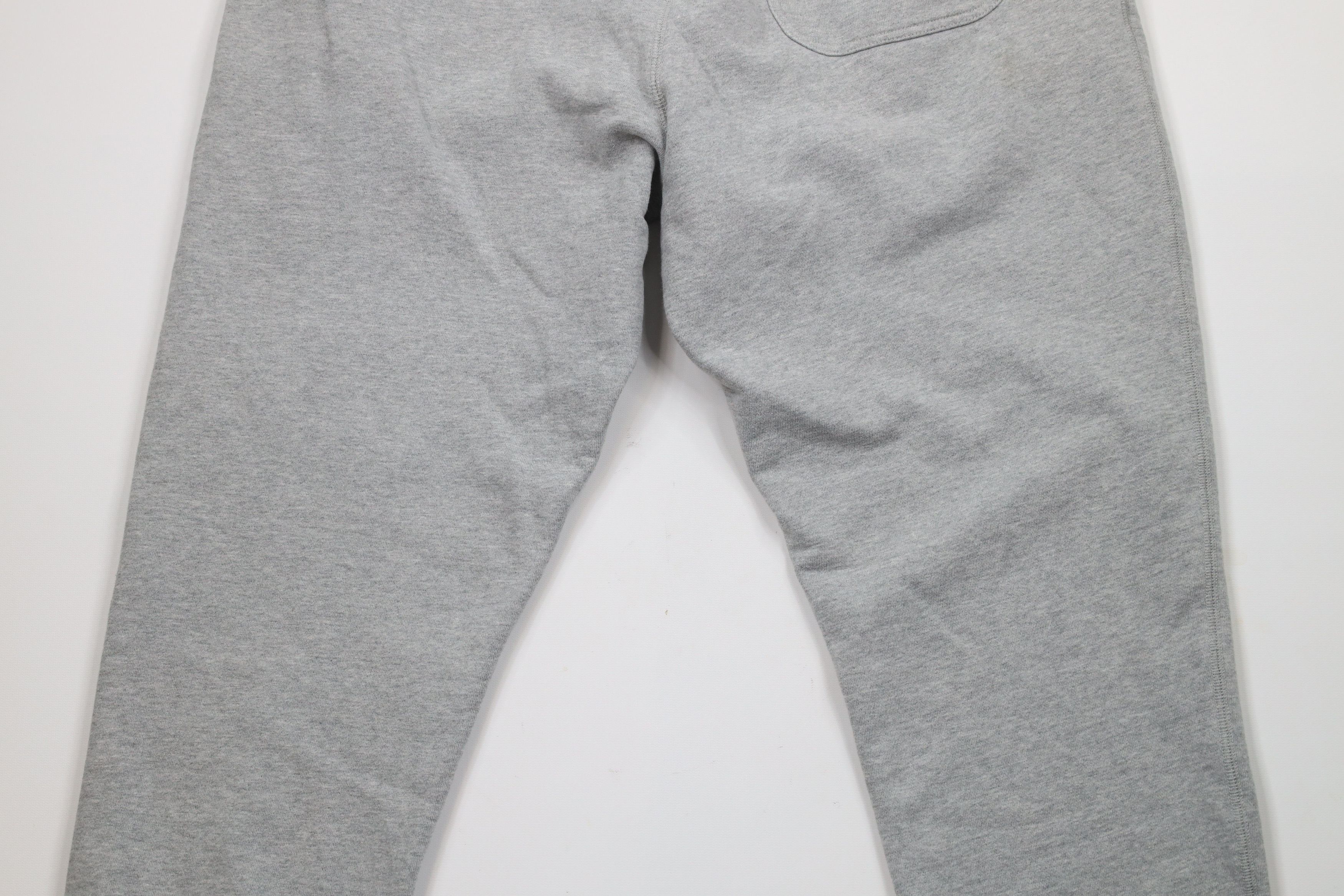 J.Crew × Vintage J Crew Knit Goods Blank Heavyweight Sweatpants Joggers Gray Size US 36 / EU 52 - 8 Thumbnail