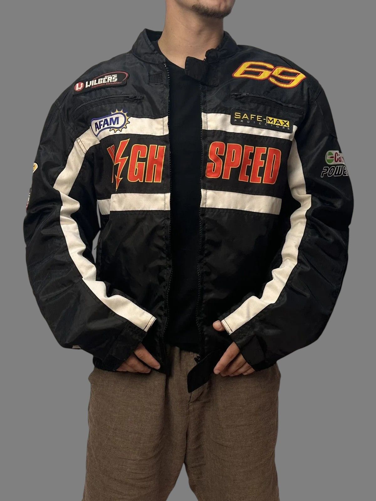 Fox Racing Vodafone F1 Racing Jacket Leather Red Bull Moto Lucky Size US XXL / EU 58 / 5 - 2 Thumbnail