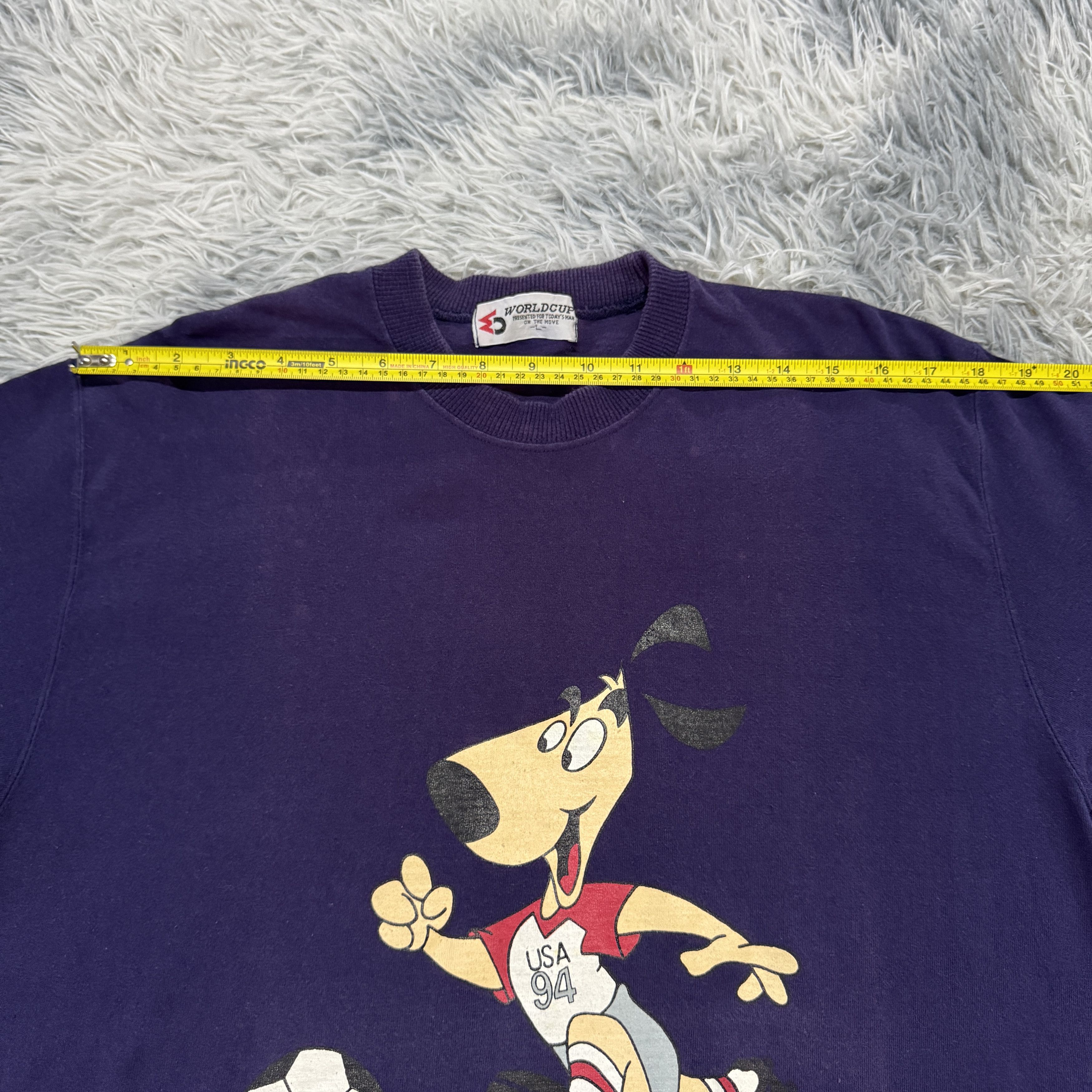 Vintage Vintage Official 94 World Cup USA Crewneck Faded Sweatshirt Size US L / EU 52-54 / 3 - 8 Thumbnail