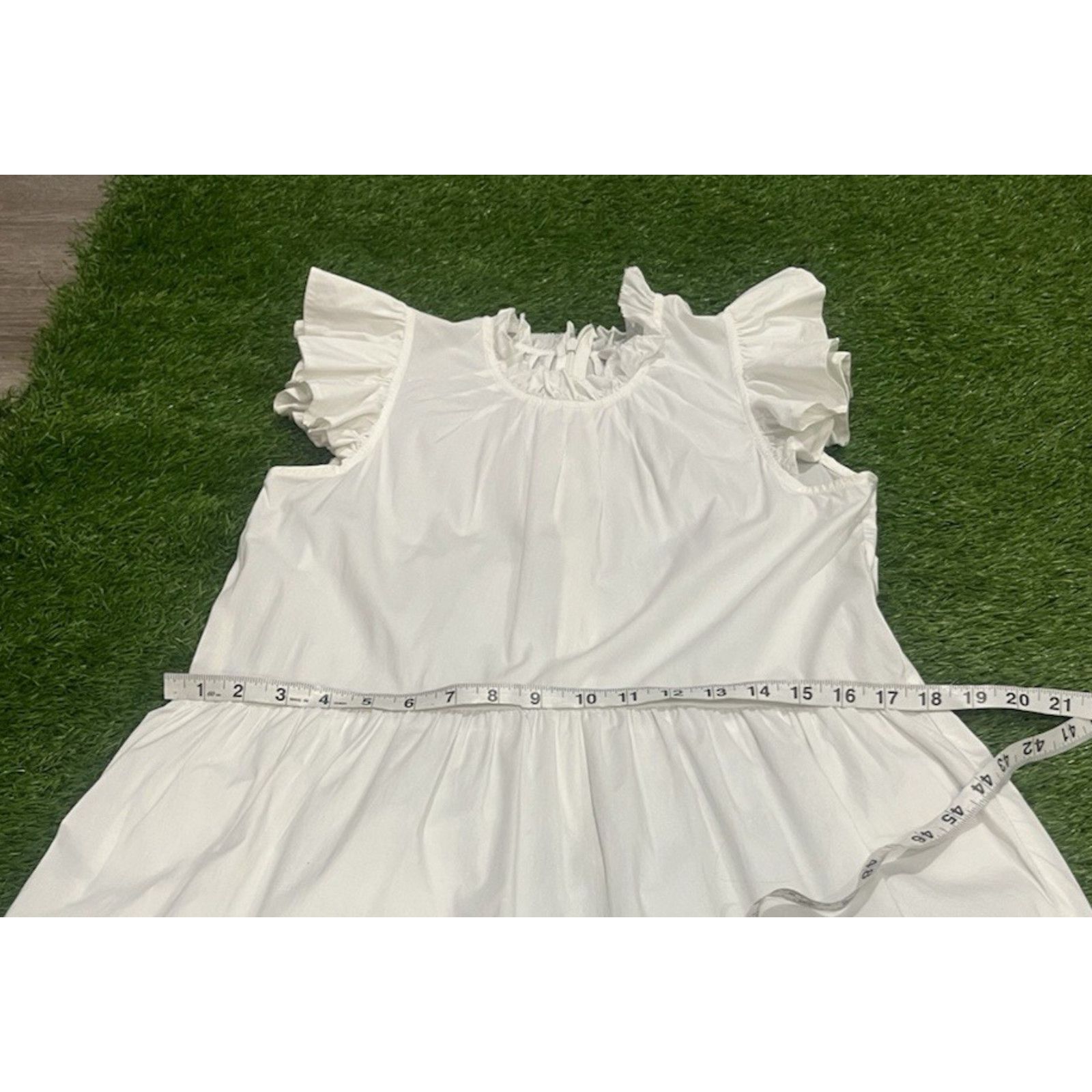 Sea New York Sea New York Olithia Cowl Neck Ruffle Tiered Dress White 2 Size XS / US 0-2 / IT 36-38 - 5 Thumbnail
