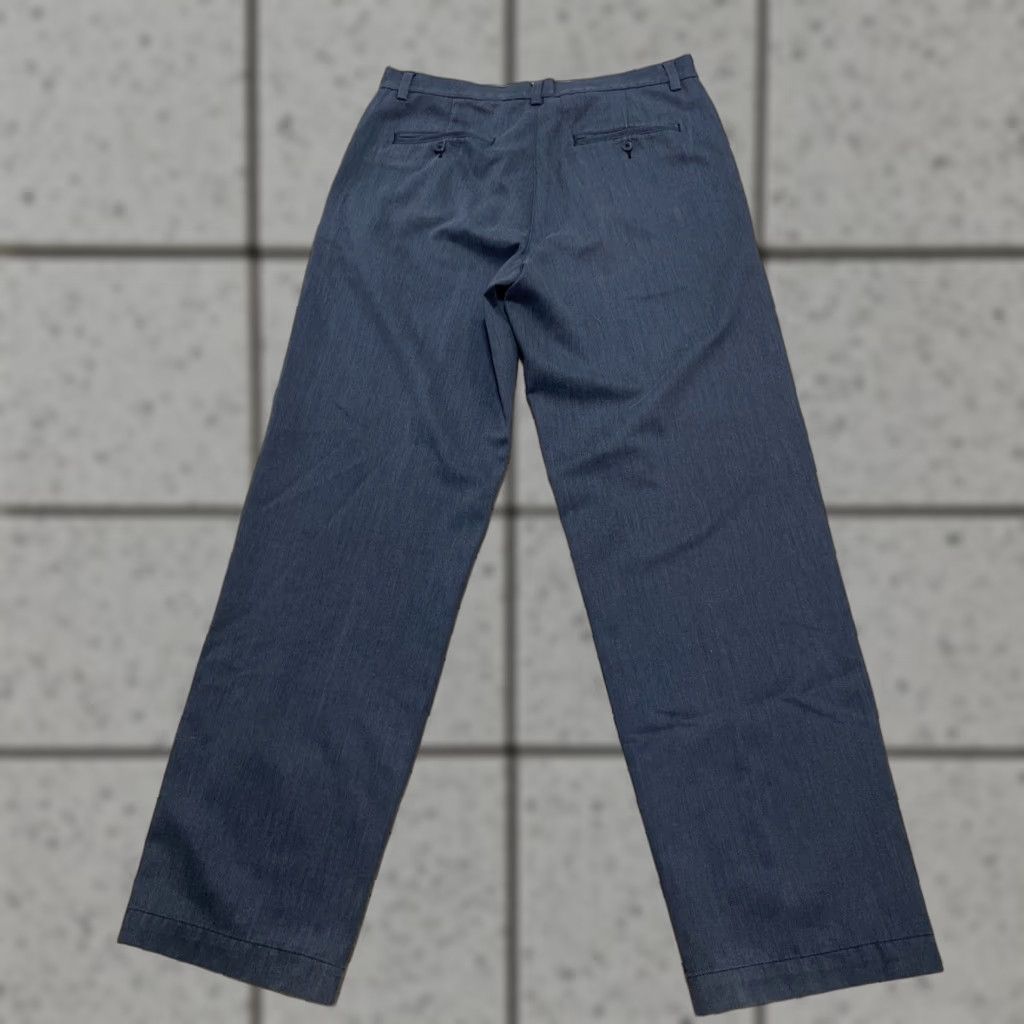 Old Navy VINTAGE NAVY Regular Fit Super Khakis Pants Men 33x34 Gray Slate Flat Front Chinos Work Casual 2006 Mens Size US 33 - 1 Thumbnail