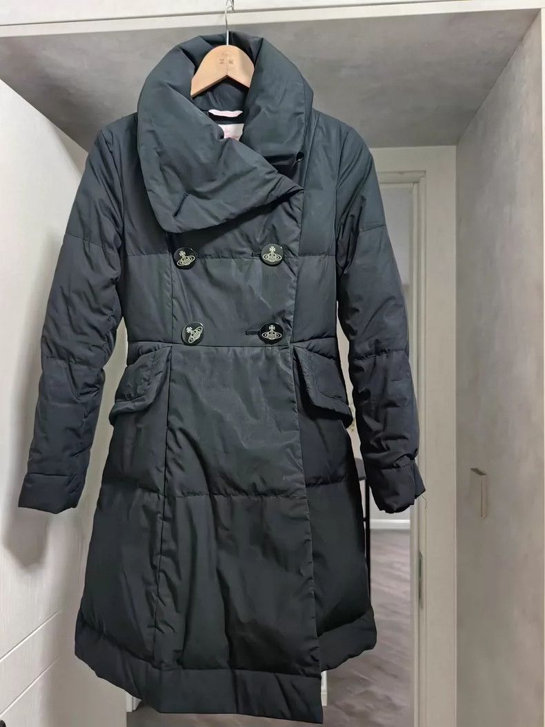 Vivienne Westwood Black Down Coat - dmc