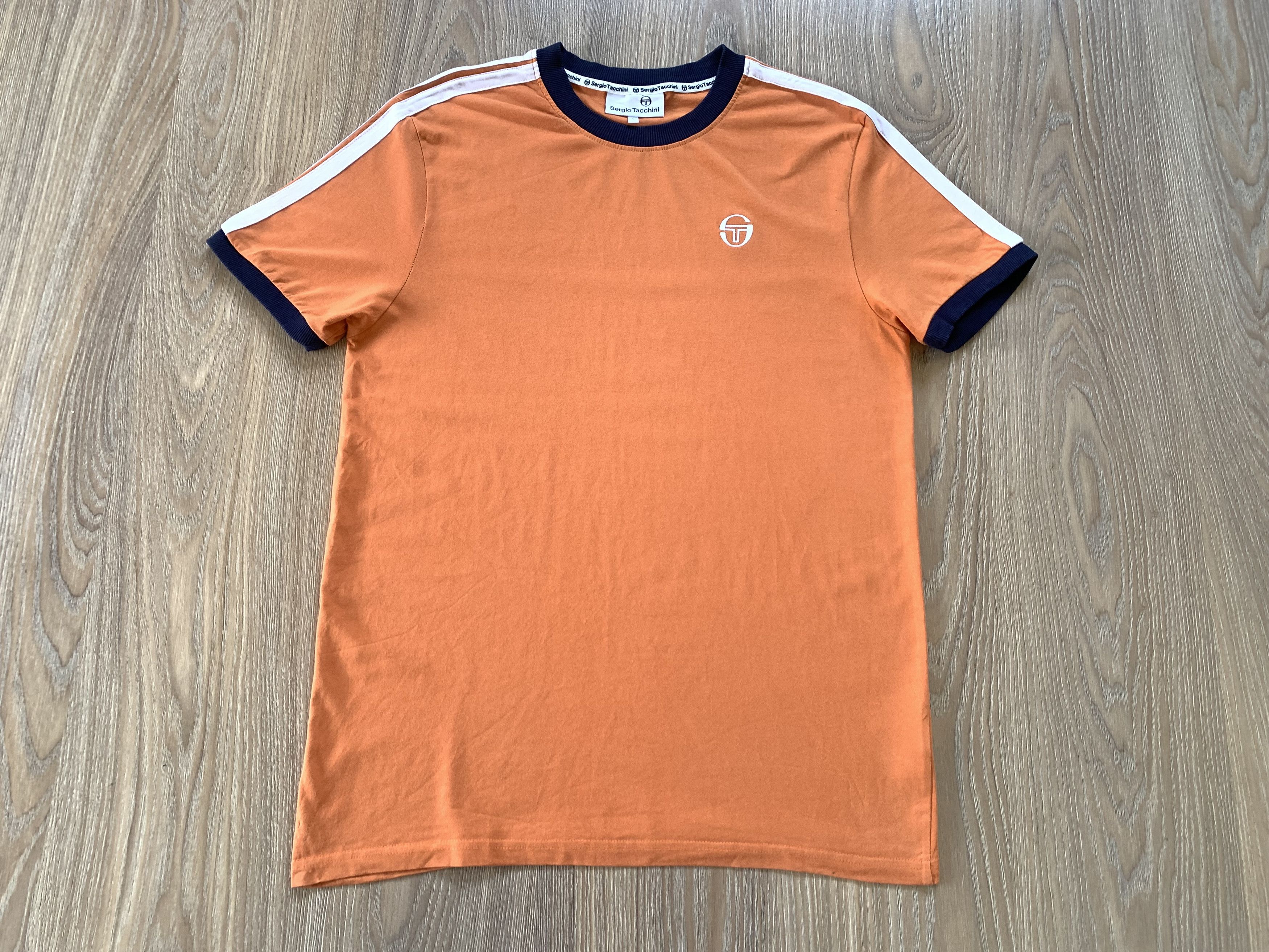 Sergio Tacchini Sergio Tacchini Men's Cotton T-Shirt Size US L / EU 52-54 / 3 - 2 Thumbnail