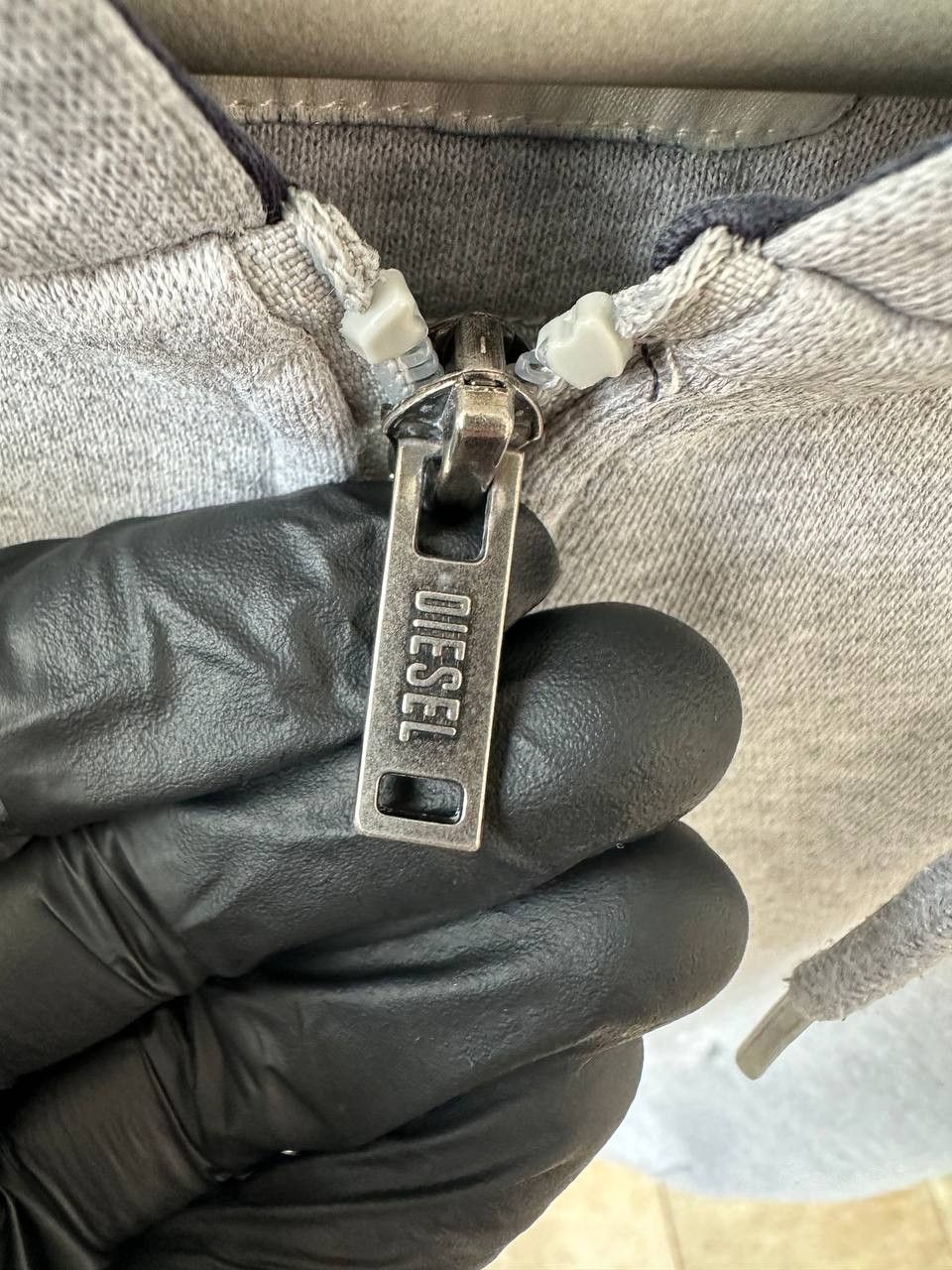 Diesel Diesel Full Zip Hoodie y2k Gray Hooded Sweater Size US M / EU 48-50 / 2 - 11 Thumbnail