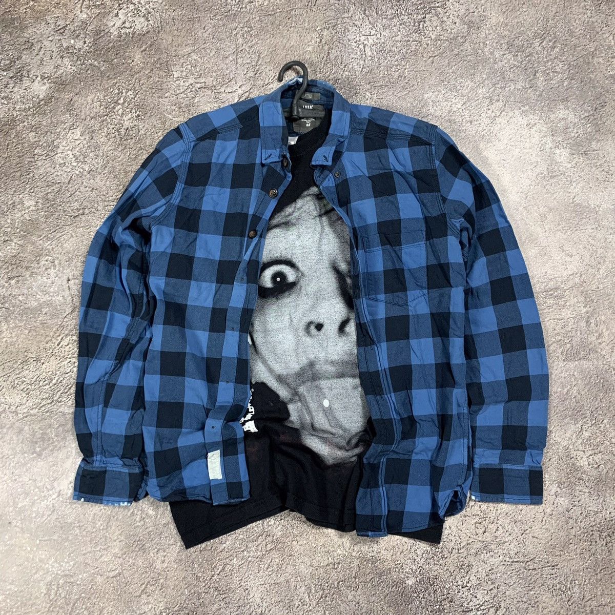 Vintage Vintage 90s Y2K Plaid Shirt Graphic Grunge Streetwear Boxy M Size US M / EU 48-50 / 2 - 1 Thumbnail